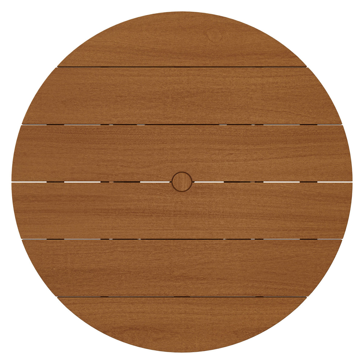 Lane Round Outdoor Patio Teak Wood Dining Table by Modway