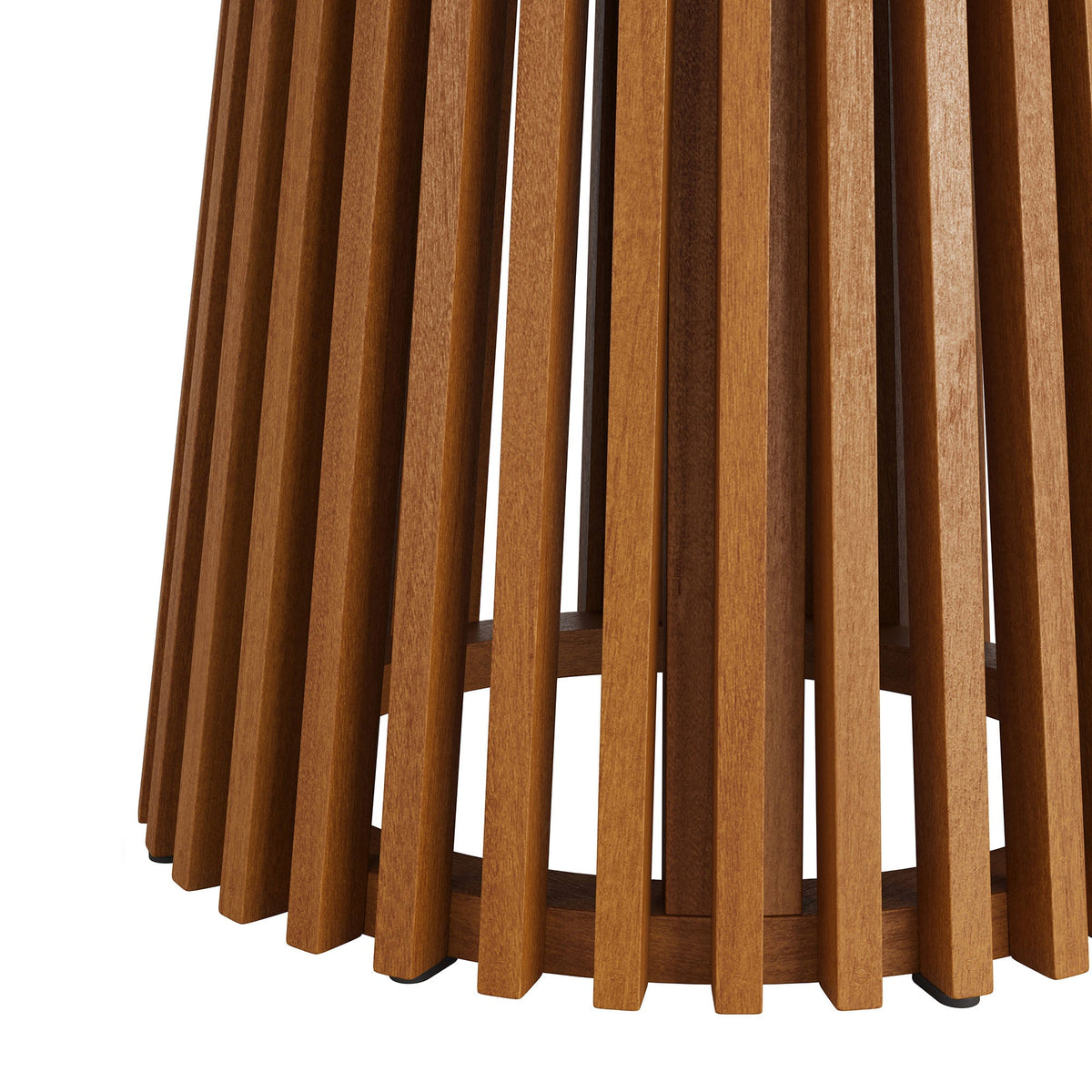 Lane Round Outdoor Patio Teak Wood Dining Table by Modway