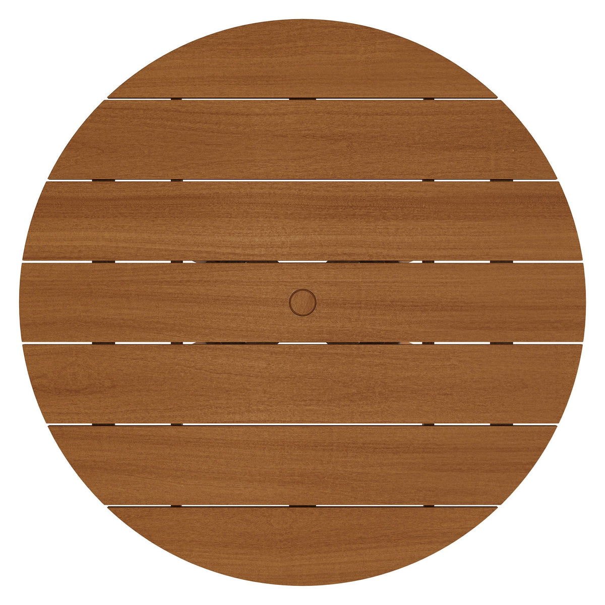 Lane Round Outdoor Patio Teak Wood Dining Table by Modway