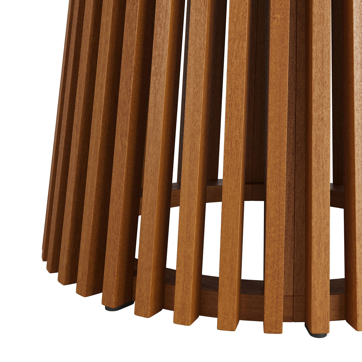 Lane Round Outdoor Patio Teak Wood Dining Table by Modway