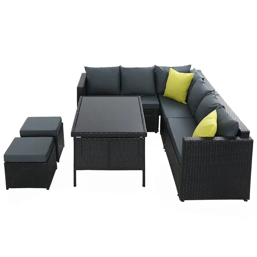 Garden Outdoor Furniture Patio Set Dining Sofa Table Chair Lounge