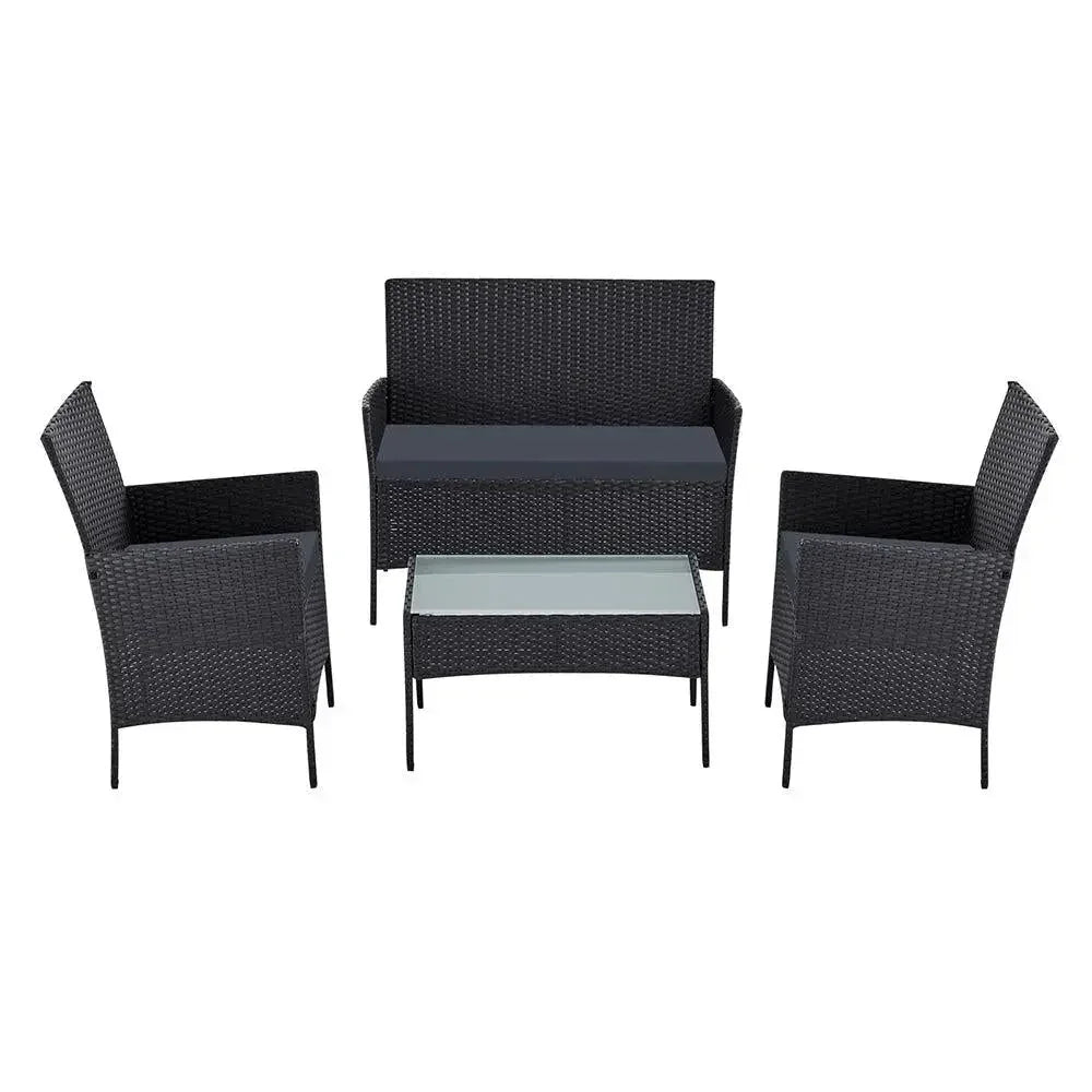 Garden Garden Furniture Outdoor Lounge Setting Wicker Sofa Patio