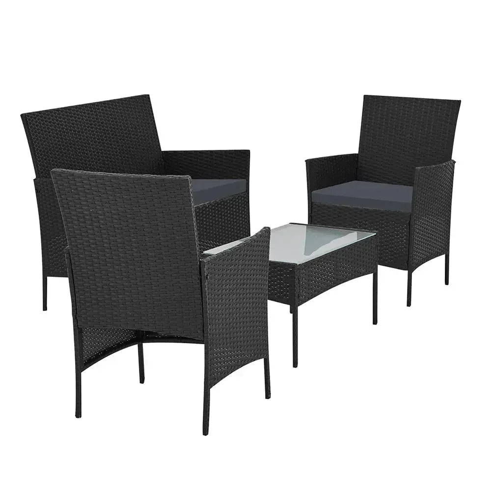 Garden Garden Furniture Outdoor Lounge Setting Wicker Sofa Patio