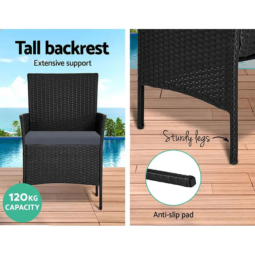 Garden Garden Furniture Outdoor Lounge Setting Wicker Sofa Patio