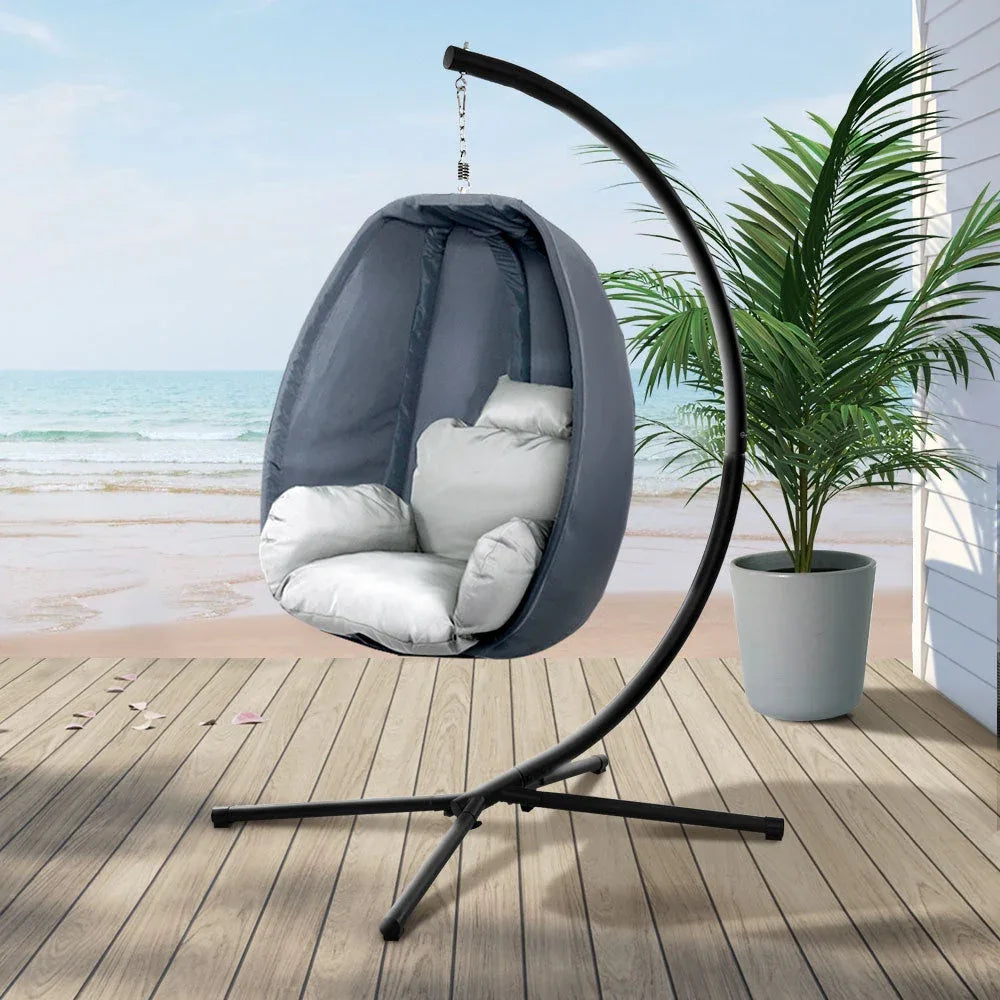 Gardeon Outdoor Furniture Egg Hammock Hanging Swing Chair Pod Lounge