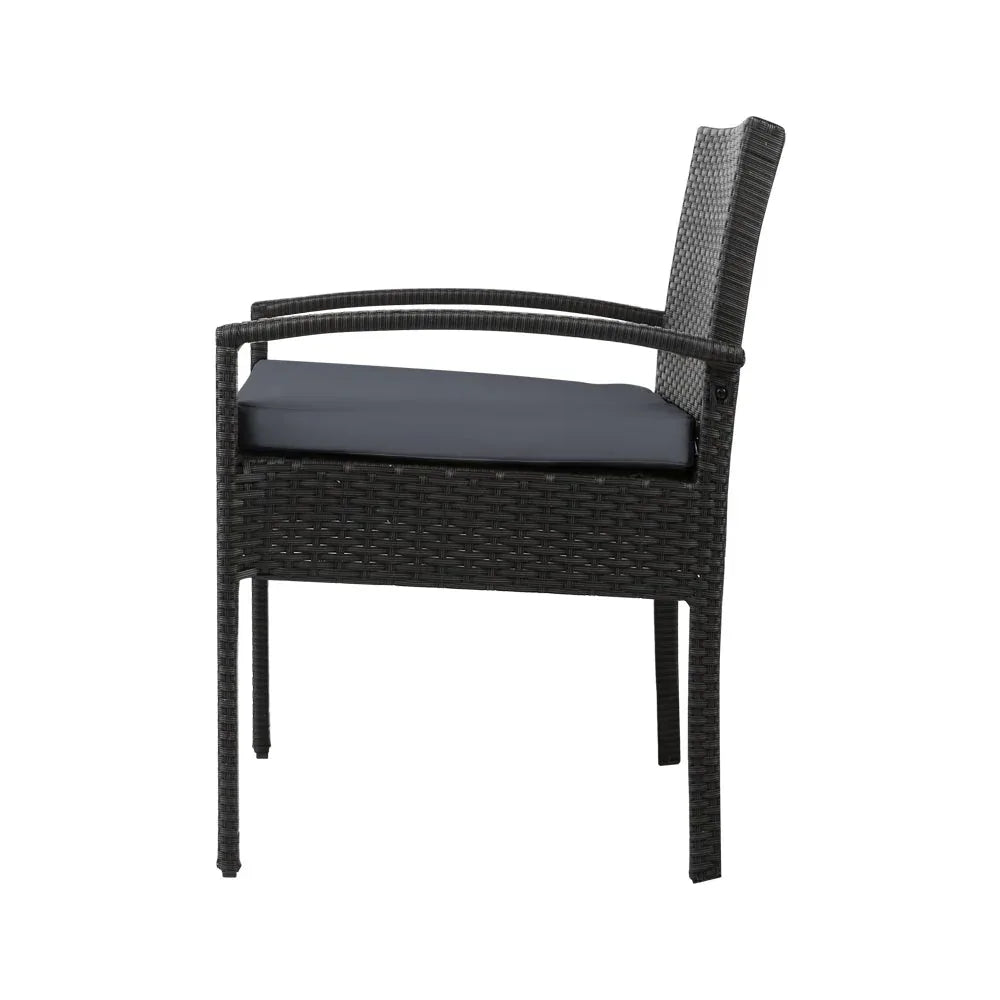 Garden Outdoor Furniture Dining Chairs Wicker Garden Patio Cushion