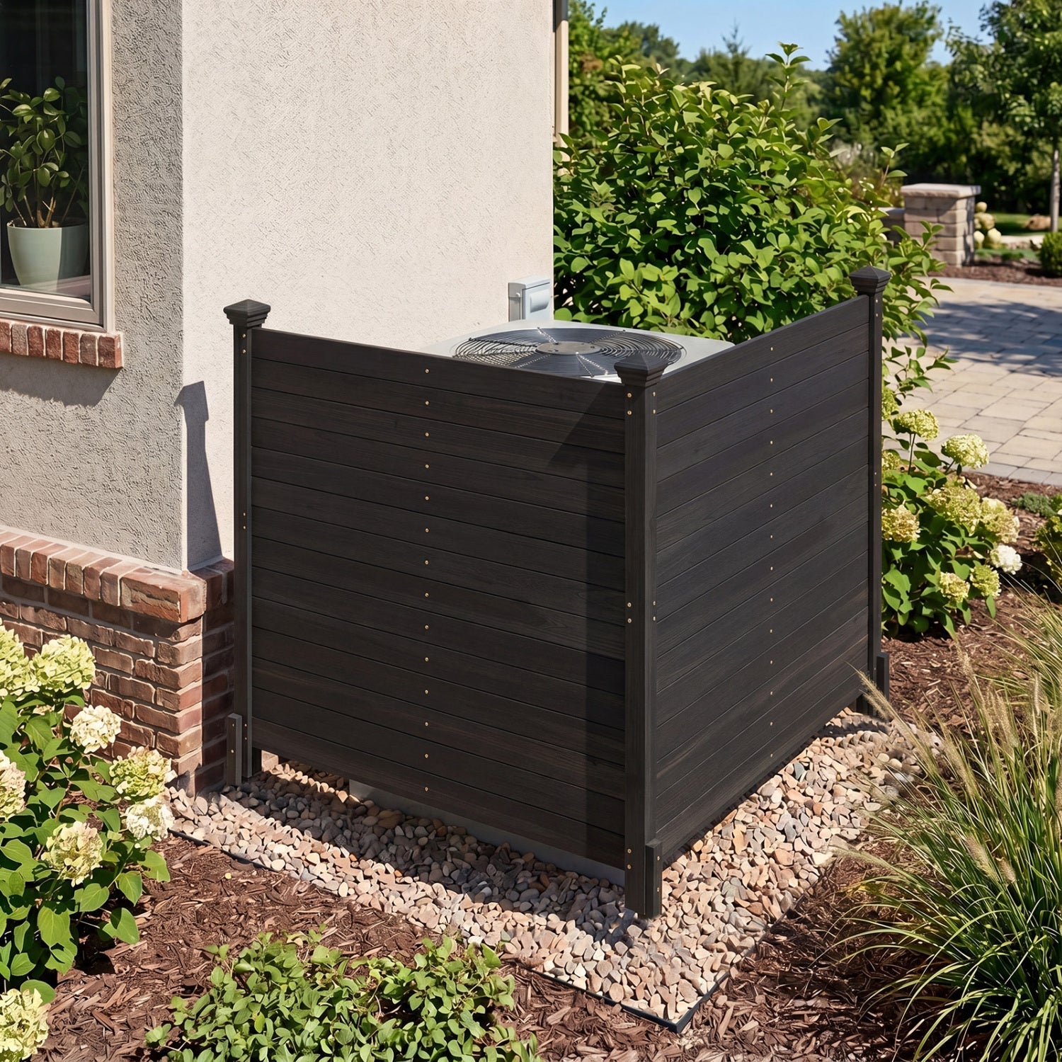 Outdoor Privacy Fence Screen for AC Units and Equipment
