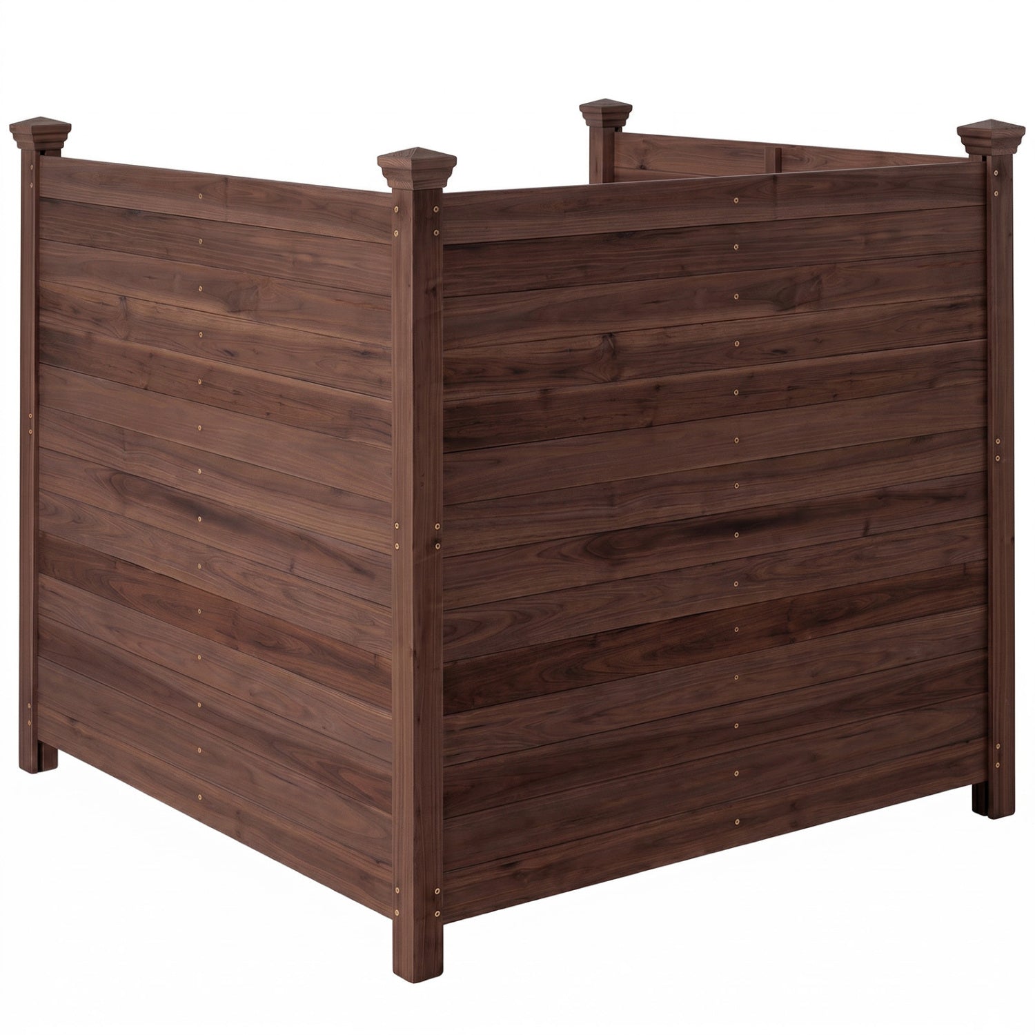 3-Panel Outdoor Privacy Fence for AC Units & Equipment