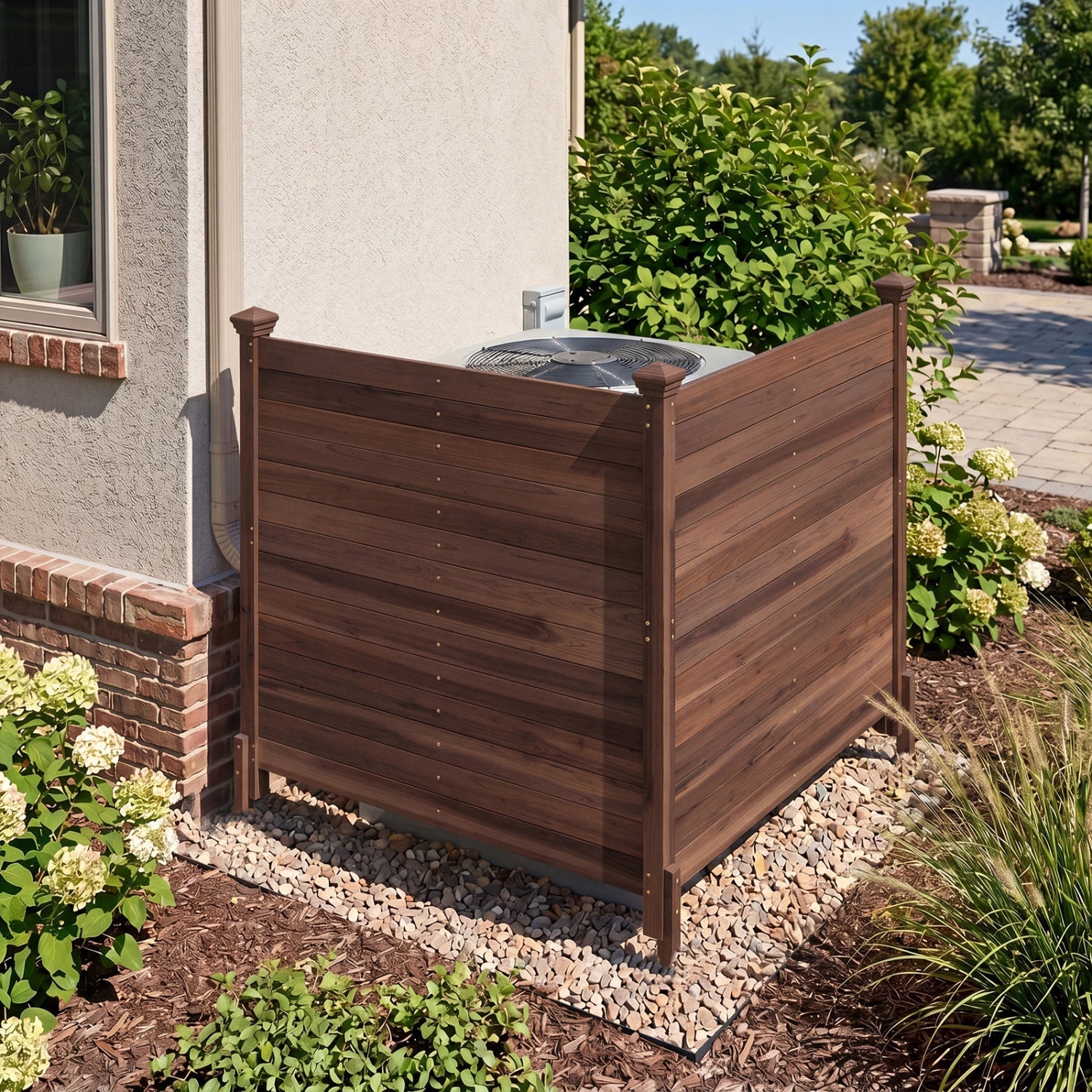Outdoor Privacy Fence Screen for AC Units and Equipment