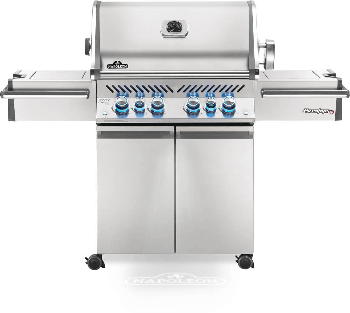 Patio Elegance Grill Prestige PRO 500 RSIB Gas Grill with Infrared Side and Rear Burners