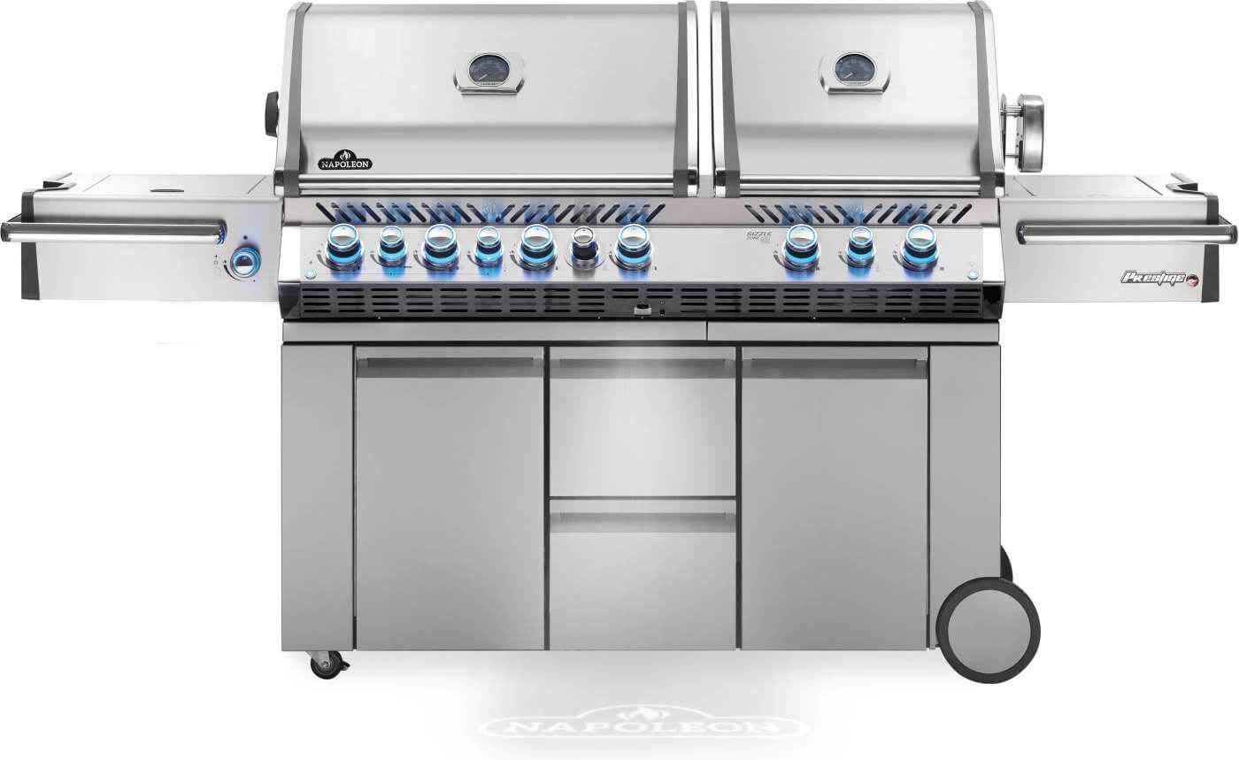 Patio Elegance Gas Grill Prestige PRO 825 RSBI with Power Side Burner and Infrared Features