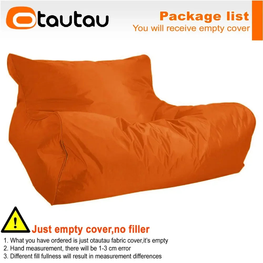 OTAUTAU Swimming Pool Floating Bean Bag Pouf Lounger Cover No Filler Waterproof Sofa Bed Sac Chaise Lounge Recliner Puff