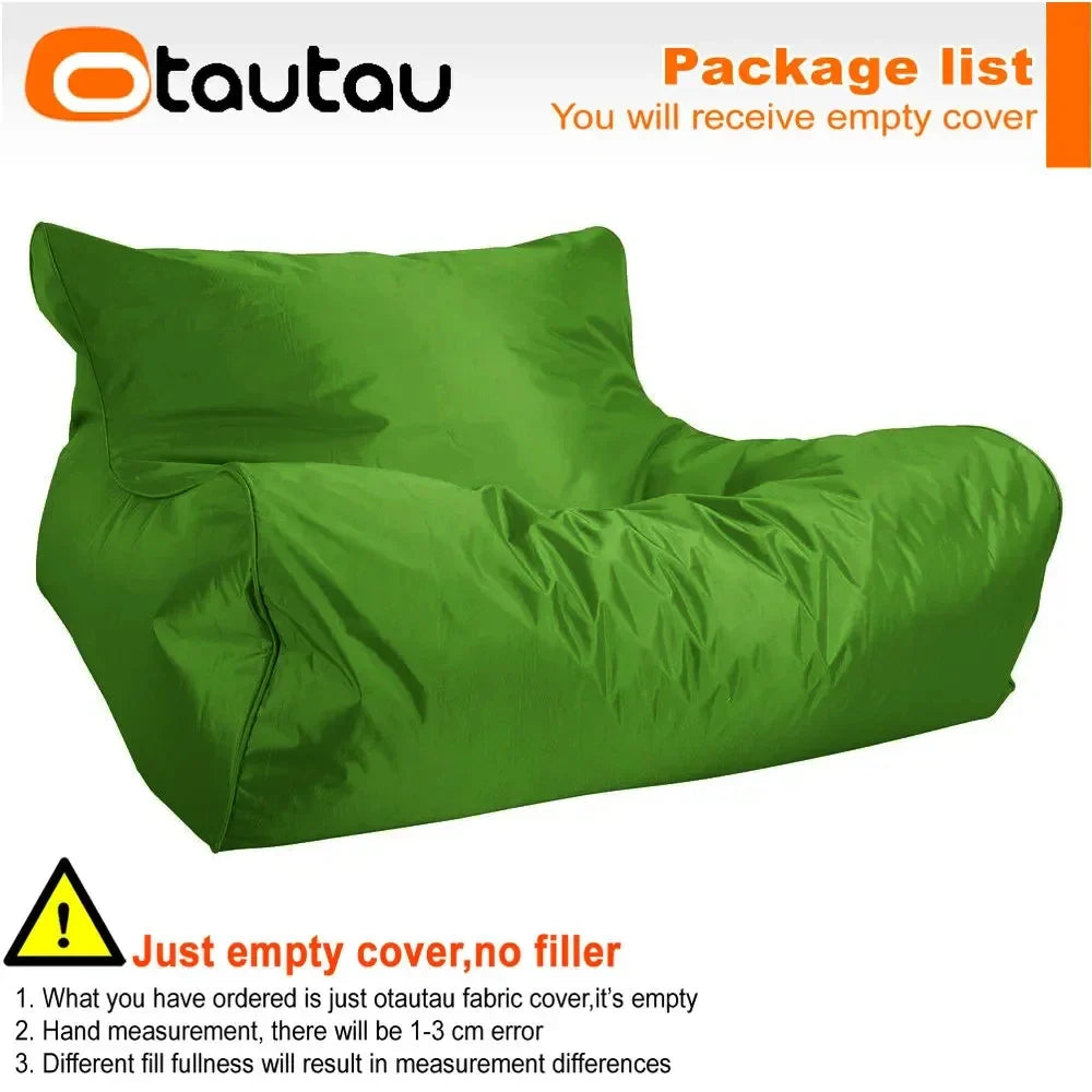 OTAUTAU Swimming Pool Floating Bean Bag Pouf Lounger Cover No Filler Waterproof Sofa Bed Sac Chaise Lounge Recliner Puff