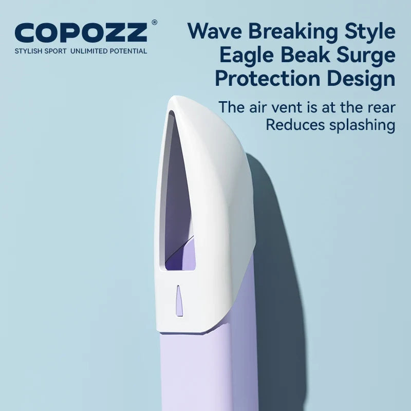 COPOZZ Front Head Swimming Training Snorkel Silicone Mouthpiece Junior Swimmers Full Dry Diving Equipment For Female Male Youth