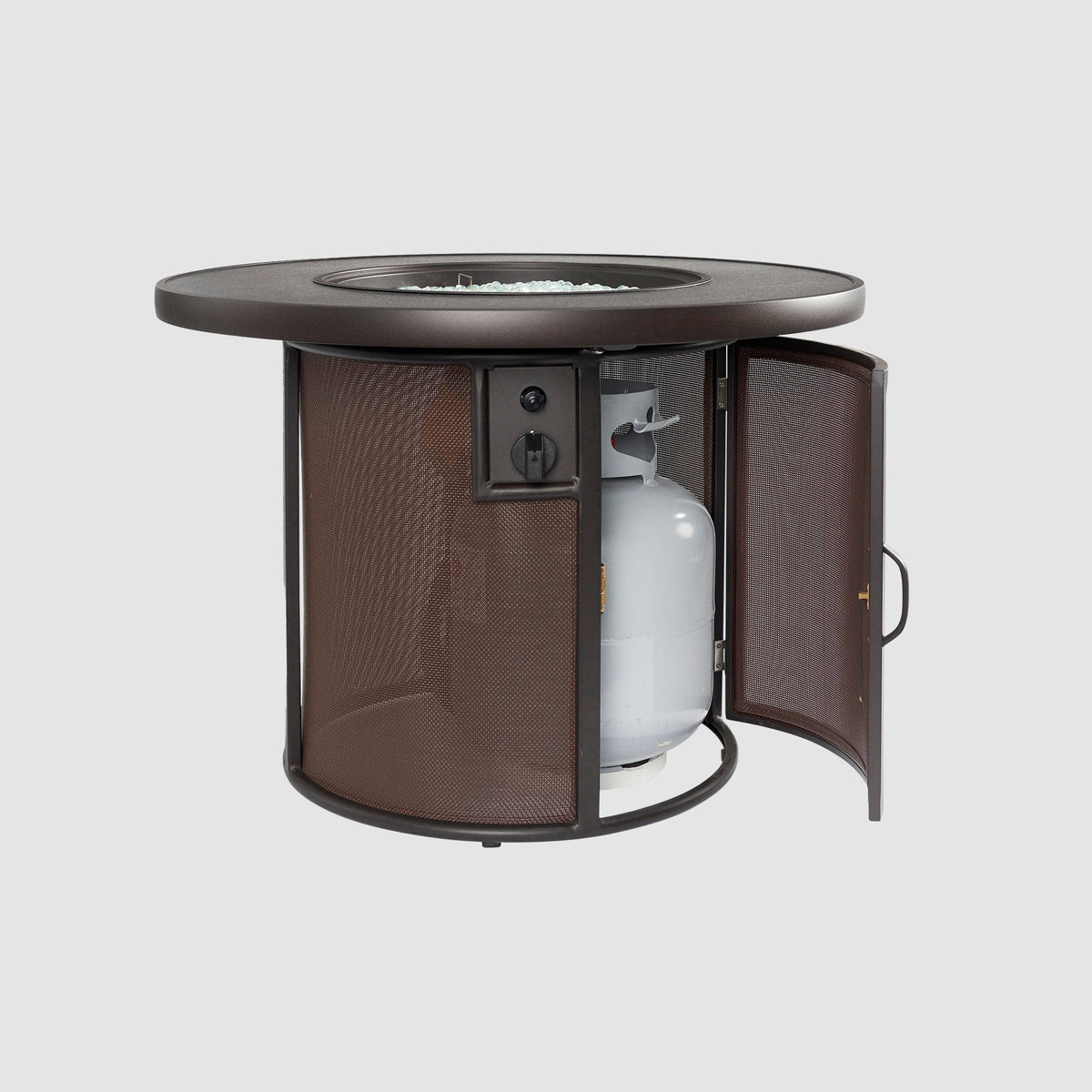 Stonefire Round Gas Fire Pit Table