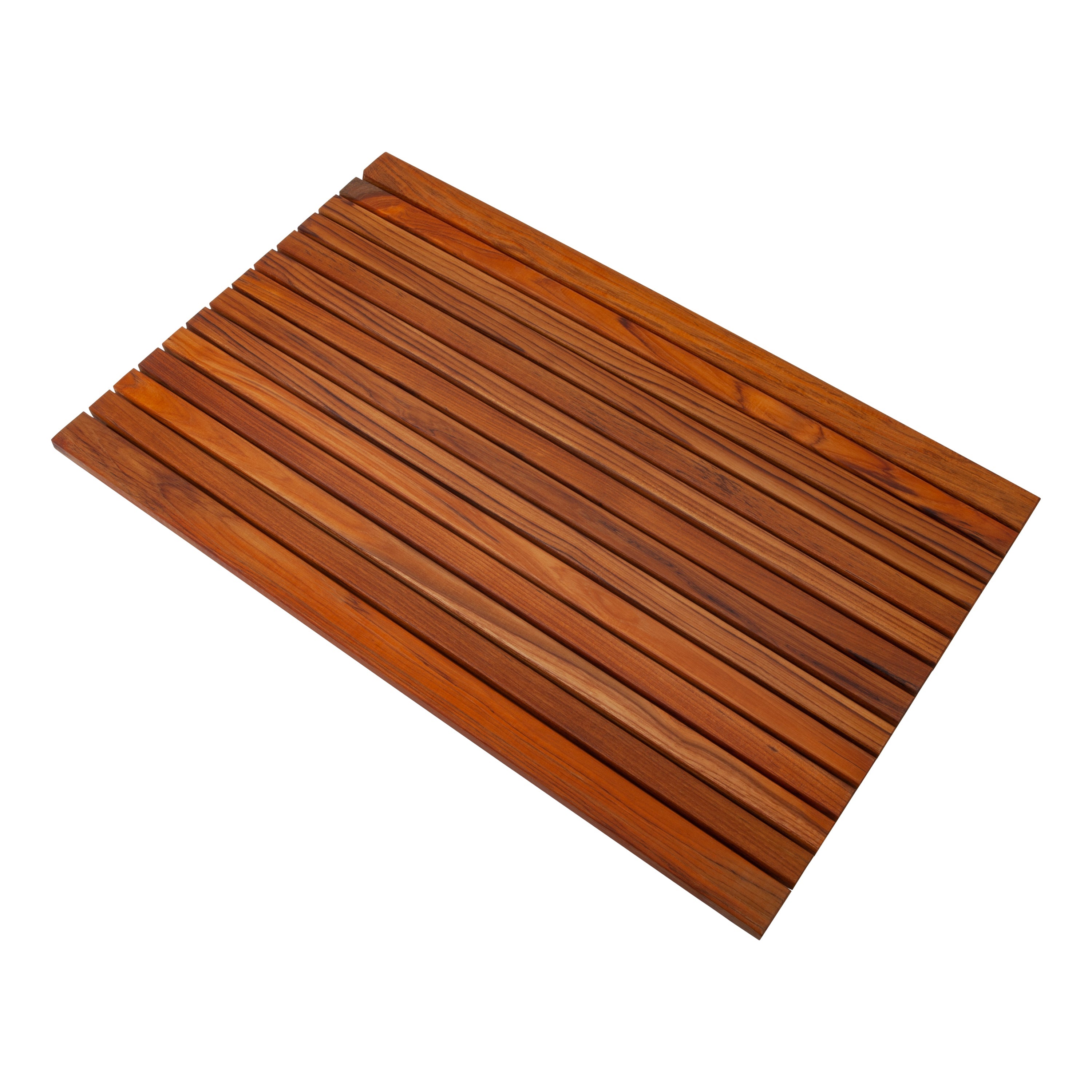 Durango Oiled Teak Shower and Bath Mat with Wide End Slat 31.4″ x 19.6″