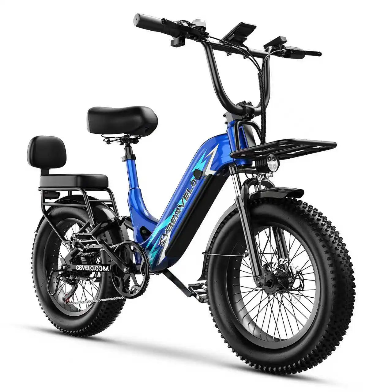 CYBERVELO EK12 1000W Electric Fat Tire Bike With Removable Battery