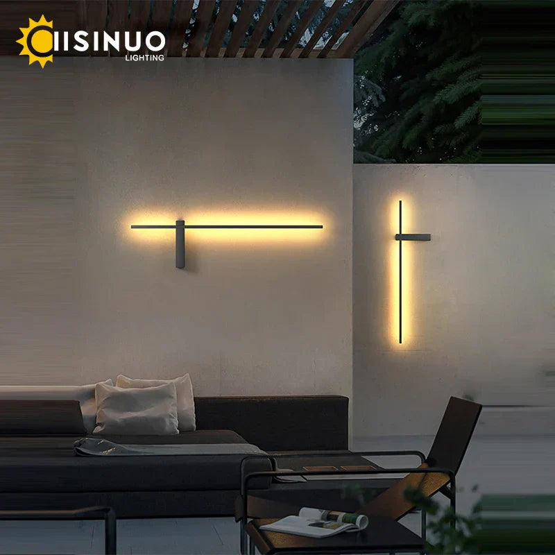 DecorBites™ Aluminum Outdoor Wall Sconce IP54 Waterproof Light Fixture for Porch and Patio