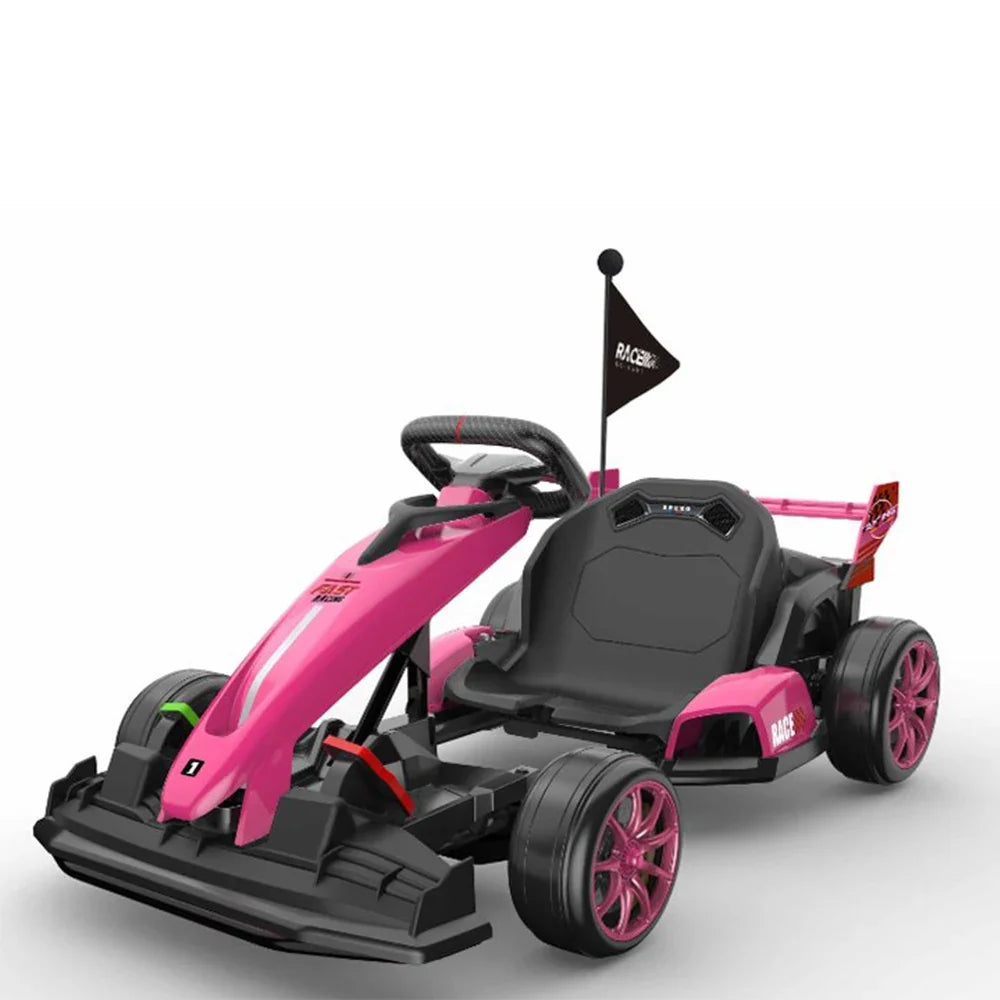 HiMISSE 24V Electric Ride On Car For Kids Drift Kart