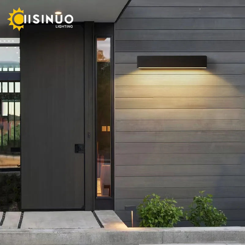 DecorBites™ Aluminum Outdoor Wall Sconces - Waterproof Exterior Light for House, Patio, Garage