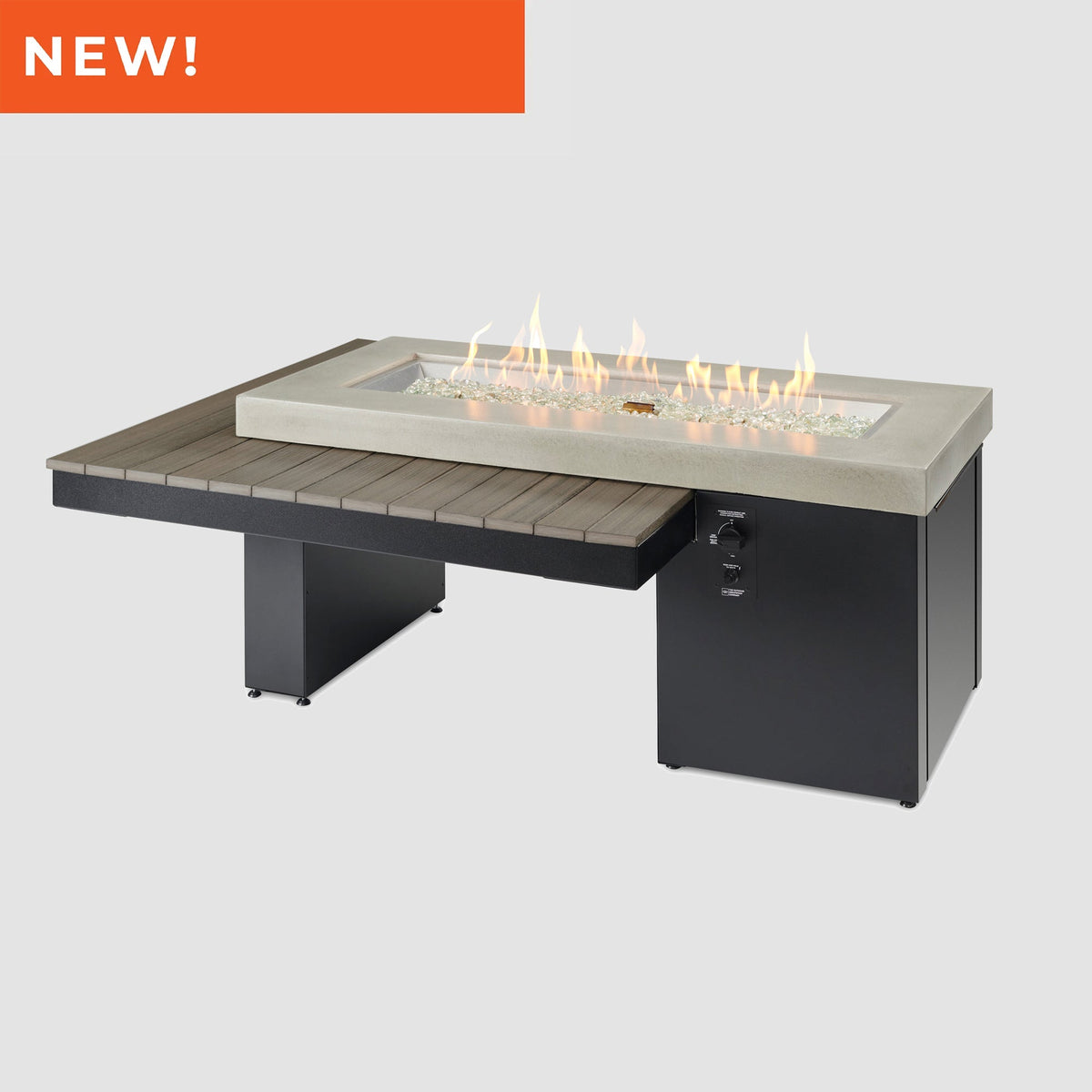 Uptown Linear Gas Fire Pit Table