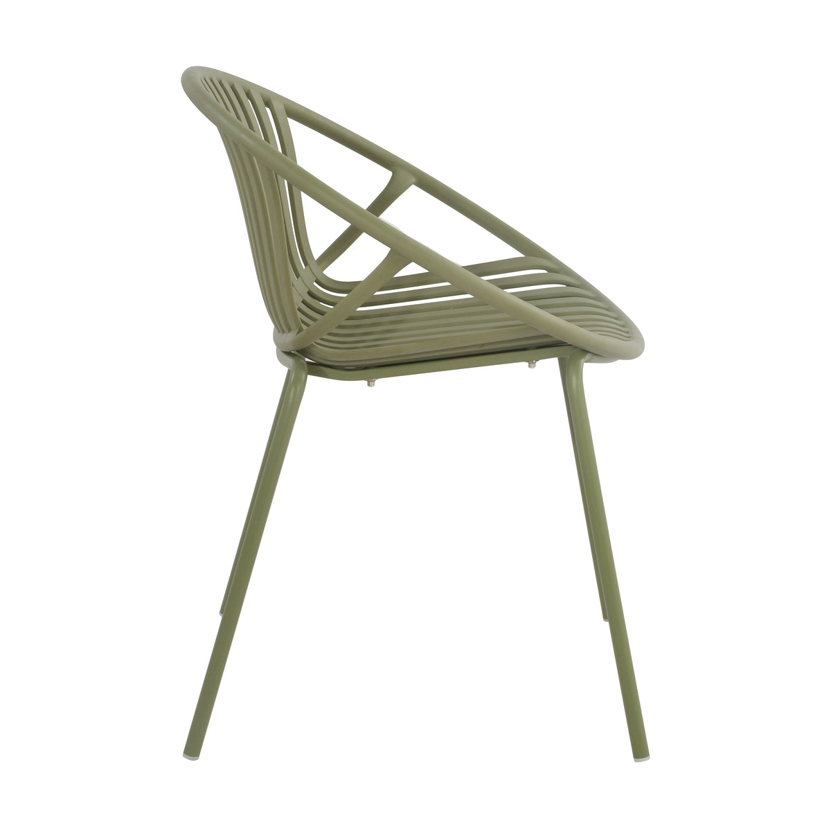 7 Piece Outdoor Dining Set with Stackable Chairs - Multiple Colors