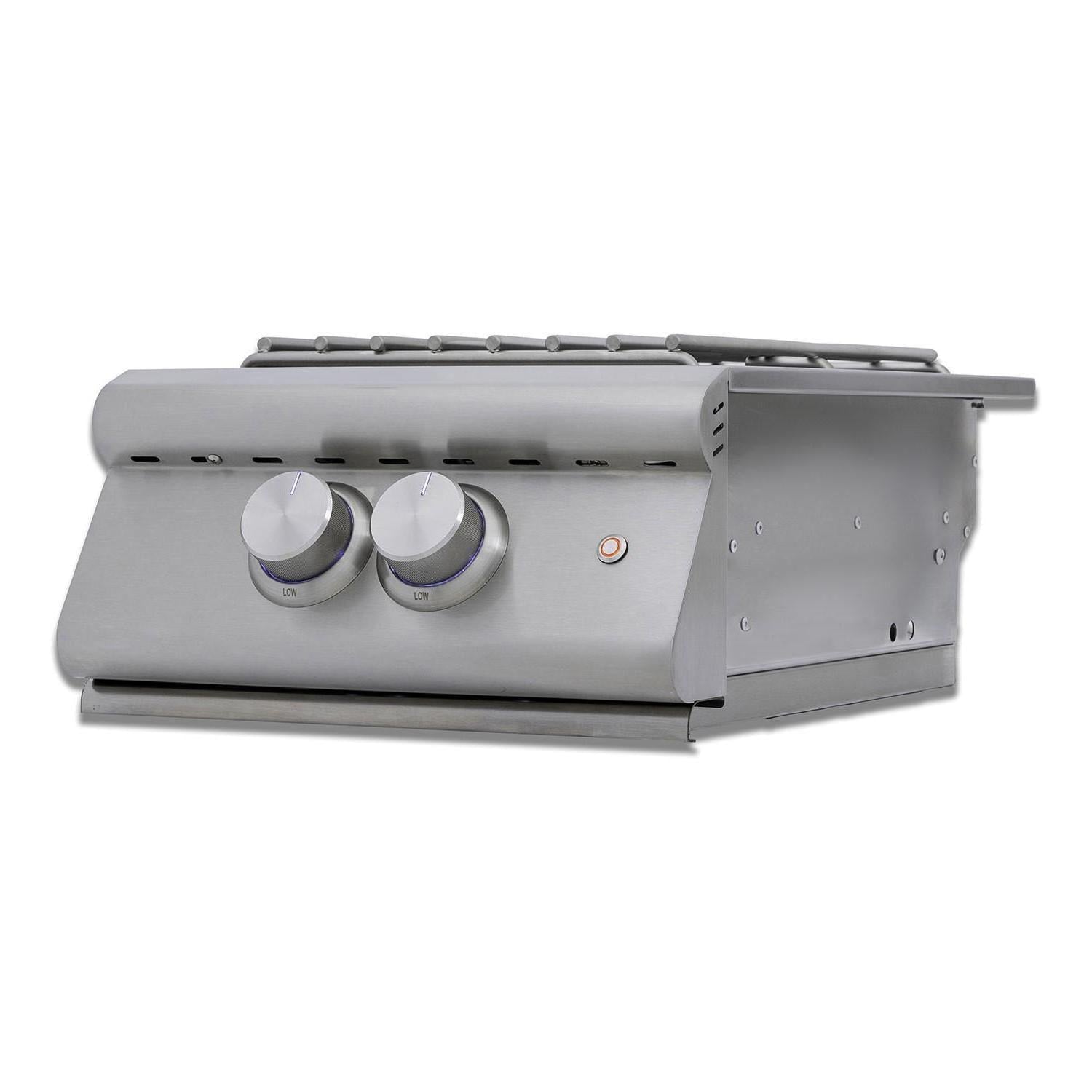 Blaze LTE High Performance Built-In Power Burner with Wok Ring & Lid