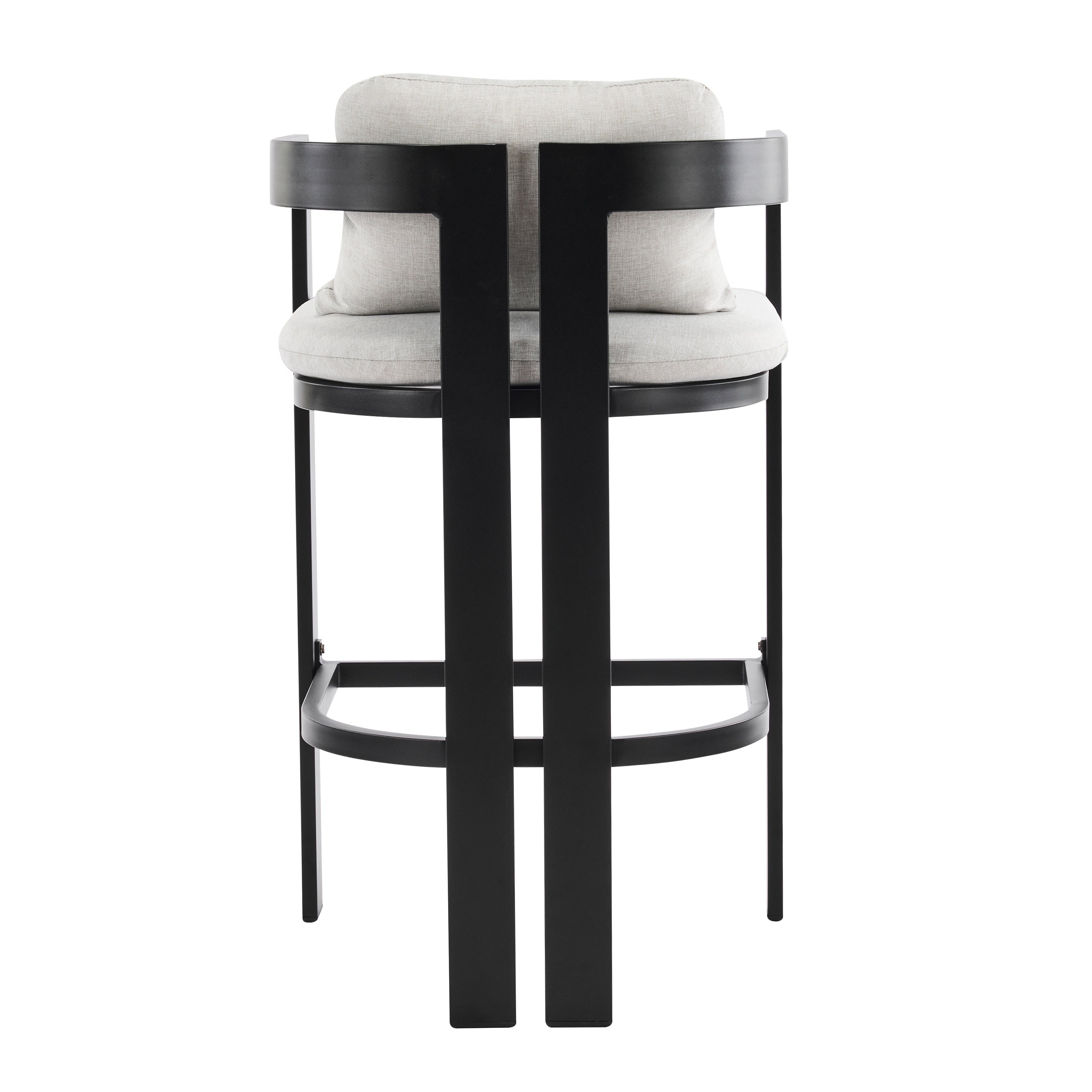 Pula Outdoor Patio Aluminum Counter Stool Set of 2