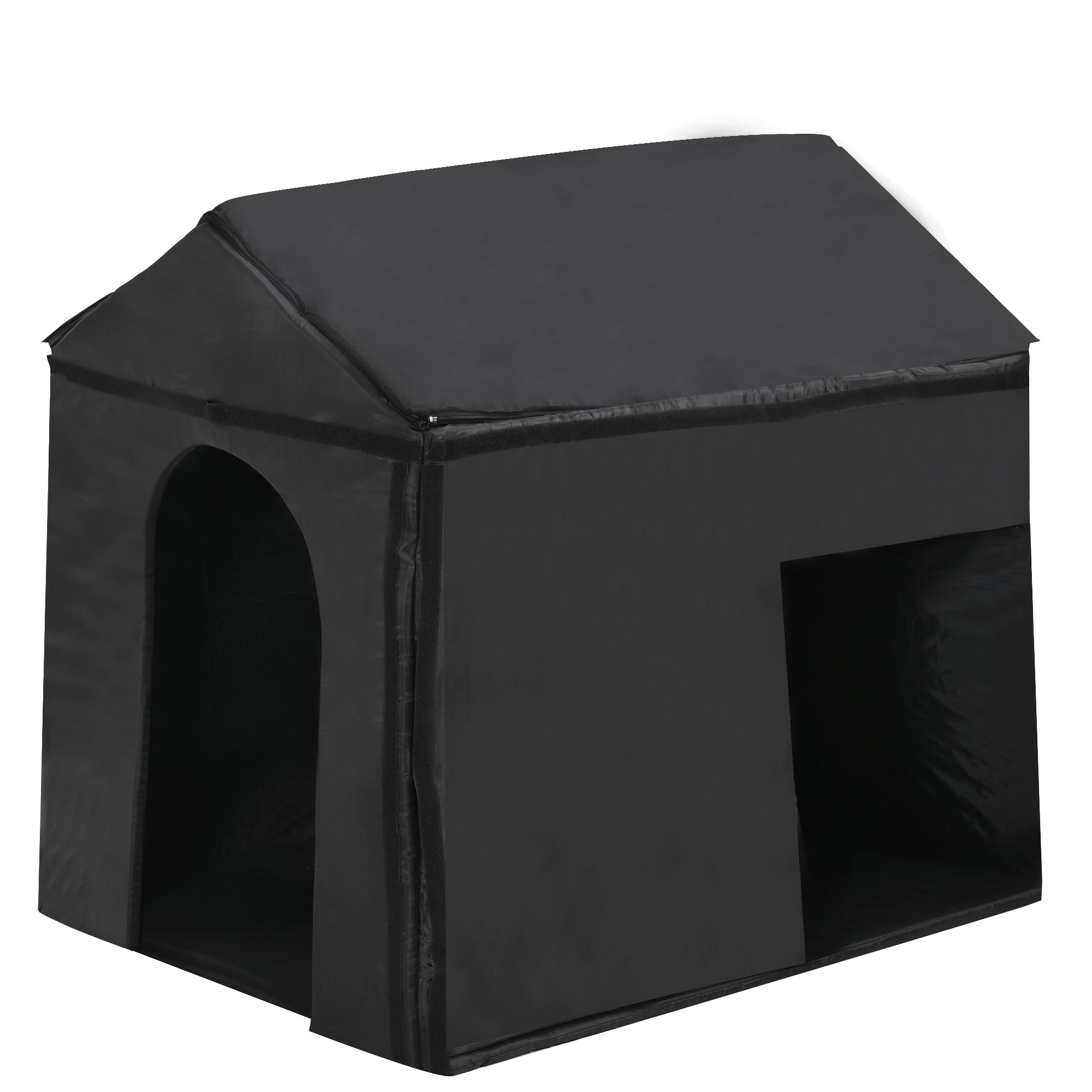 60.2' Large Outdoor Dog House with Insulated Liner for Winter Waterproof Dog Kennel