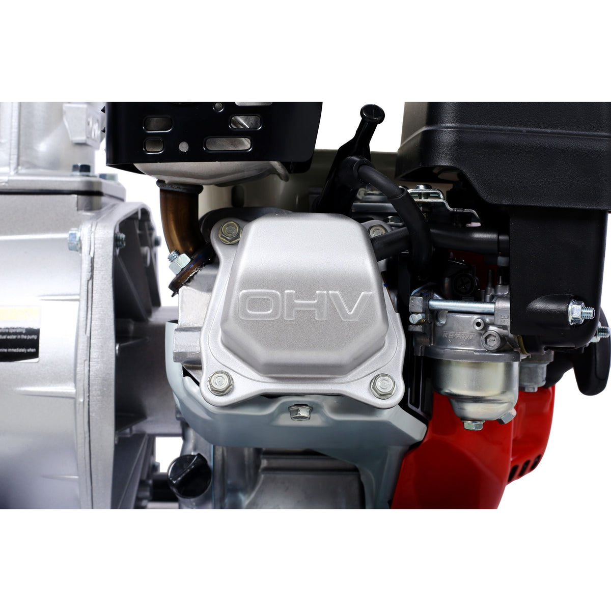 3" Water Pump with GX160 Honda Engine and 264 GPM Output - Black/Red