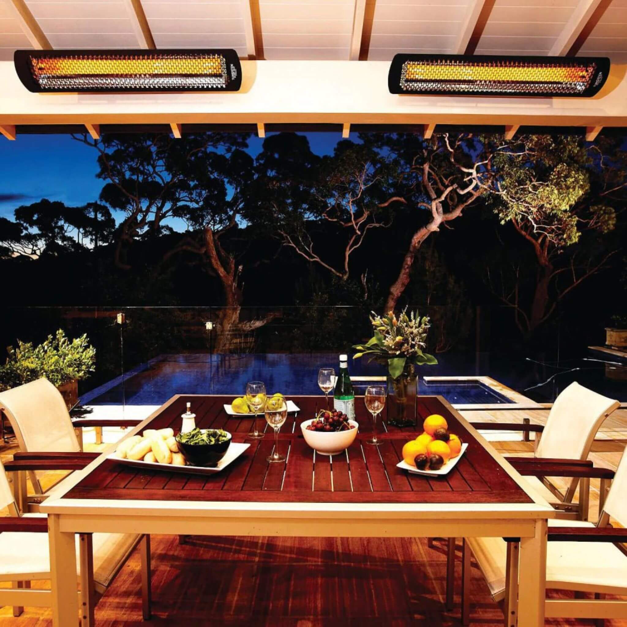 Bromic Heating Tungsten Smart-Heat™ 56-Inch 240V 6000W Single Element Electric Infrared Patio Heater [BH0420033] (SAK48512)