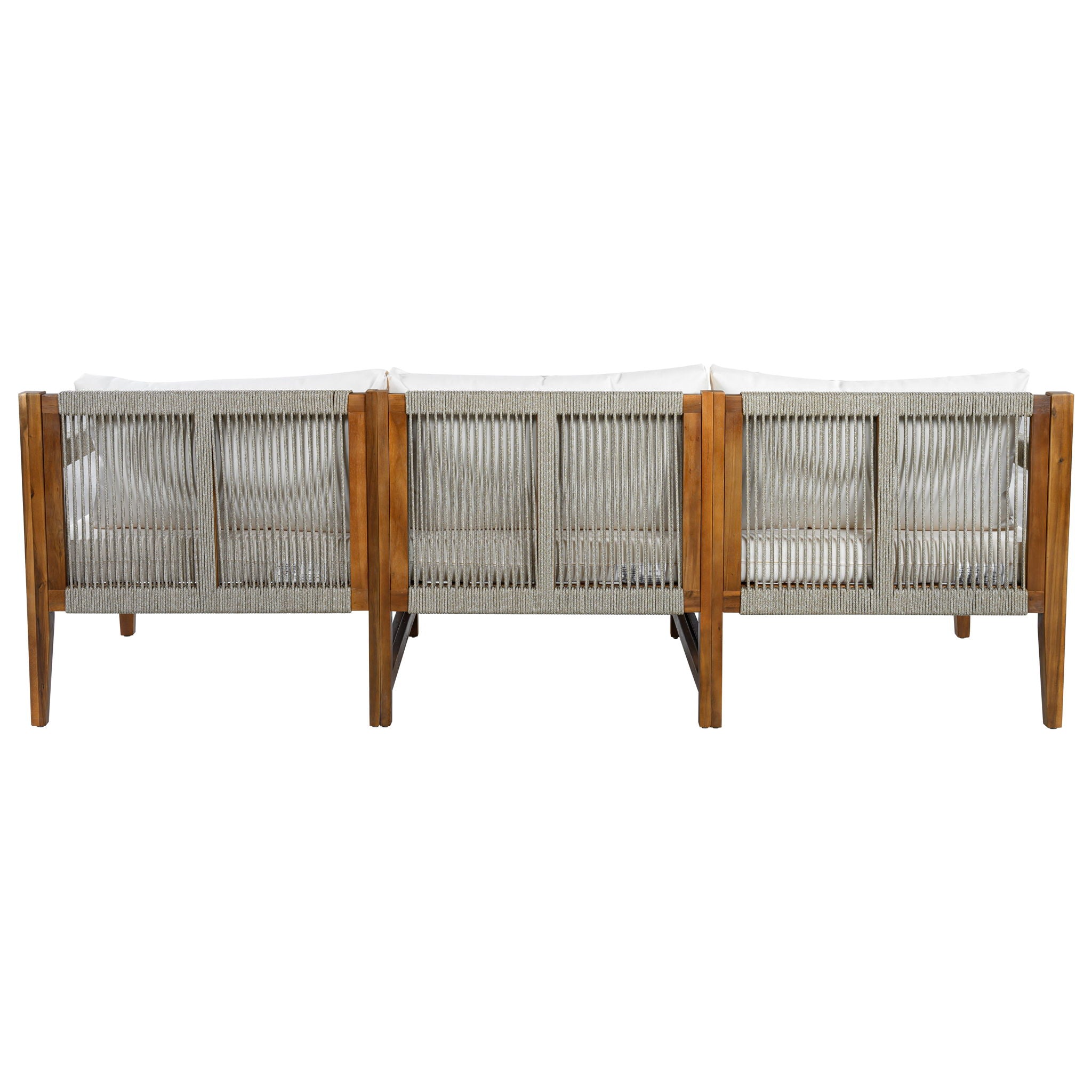 3 Piece Outdoor Sectional Sofa Set