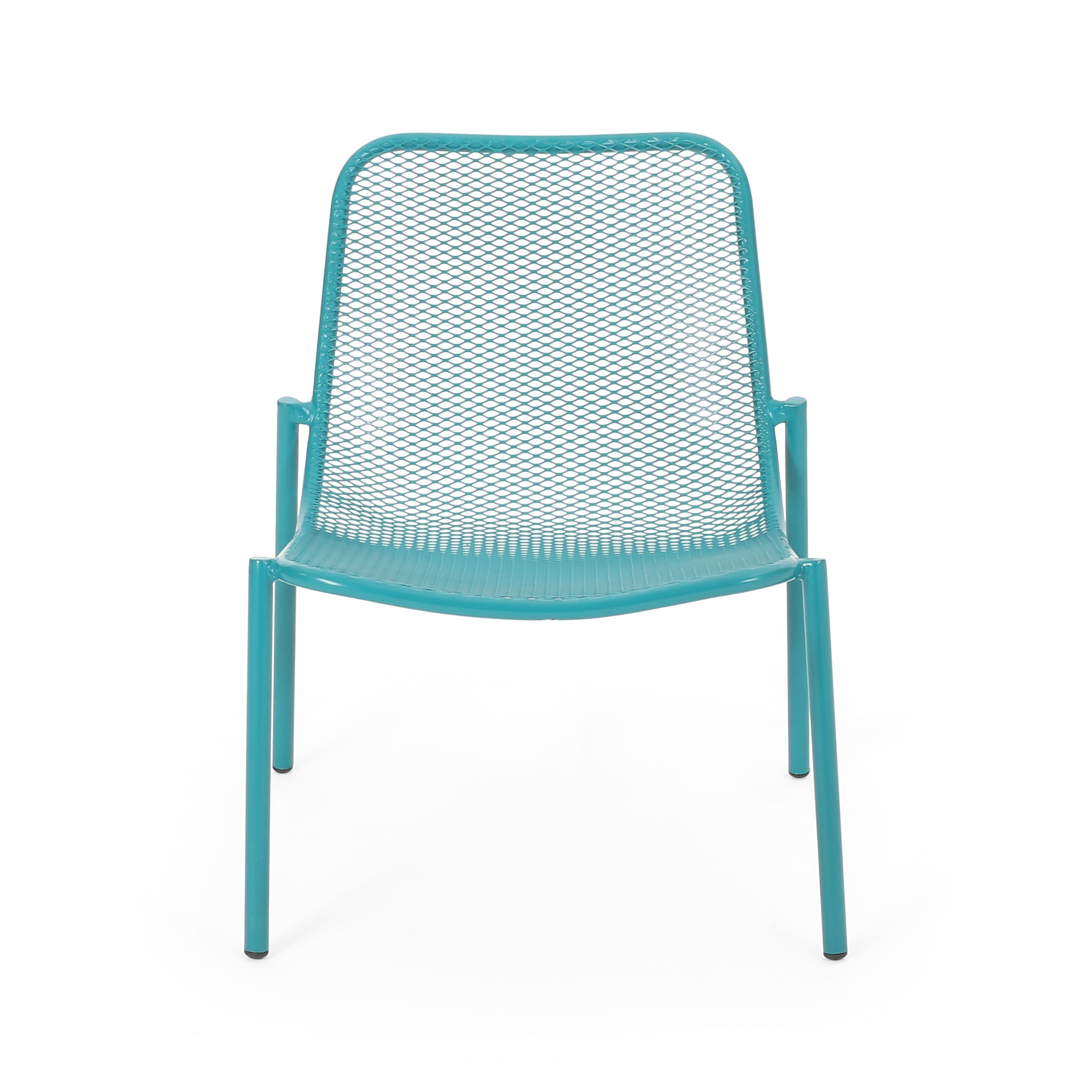 Kincaid Outdoor 3-Piece Conversation Set with Iron Frame - Teal