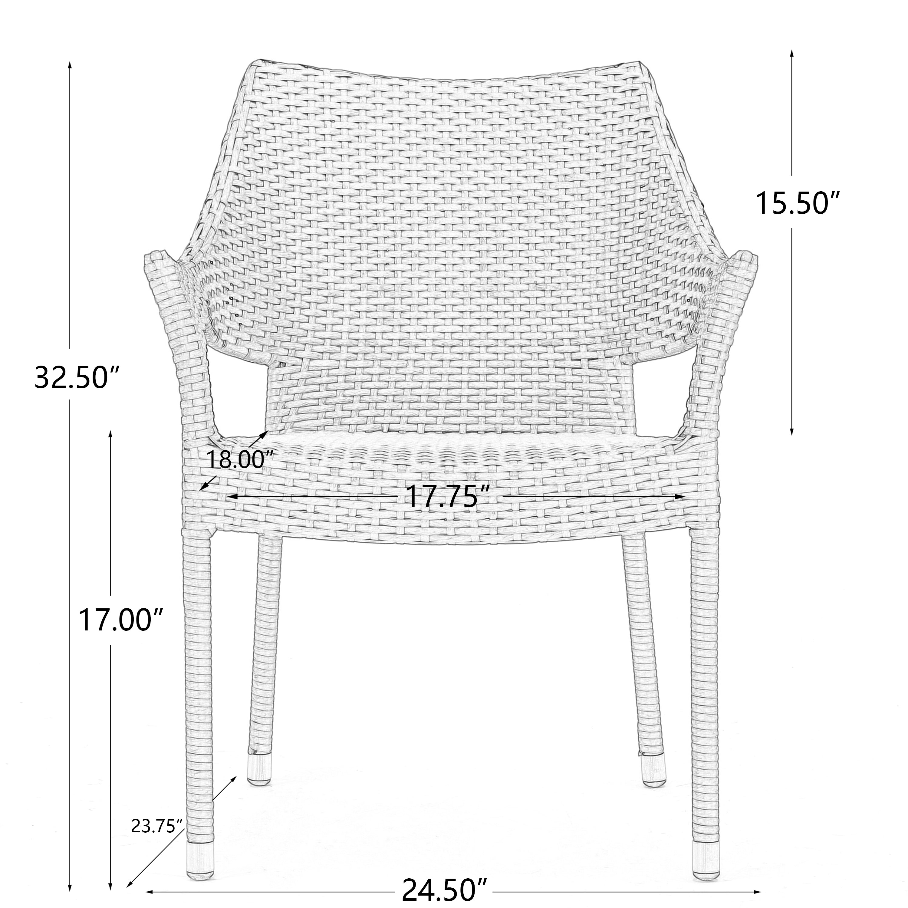 9 PCS Outdoor Dining Set with 64" Solid Wood Table and Chairs