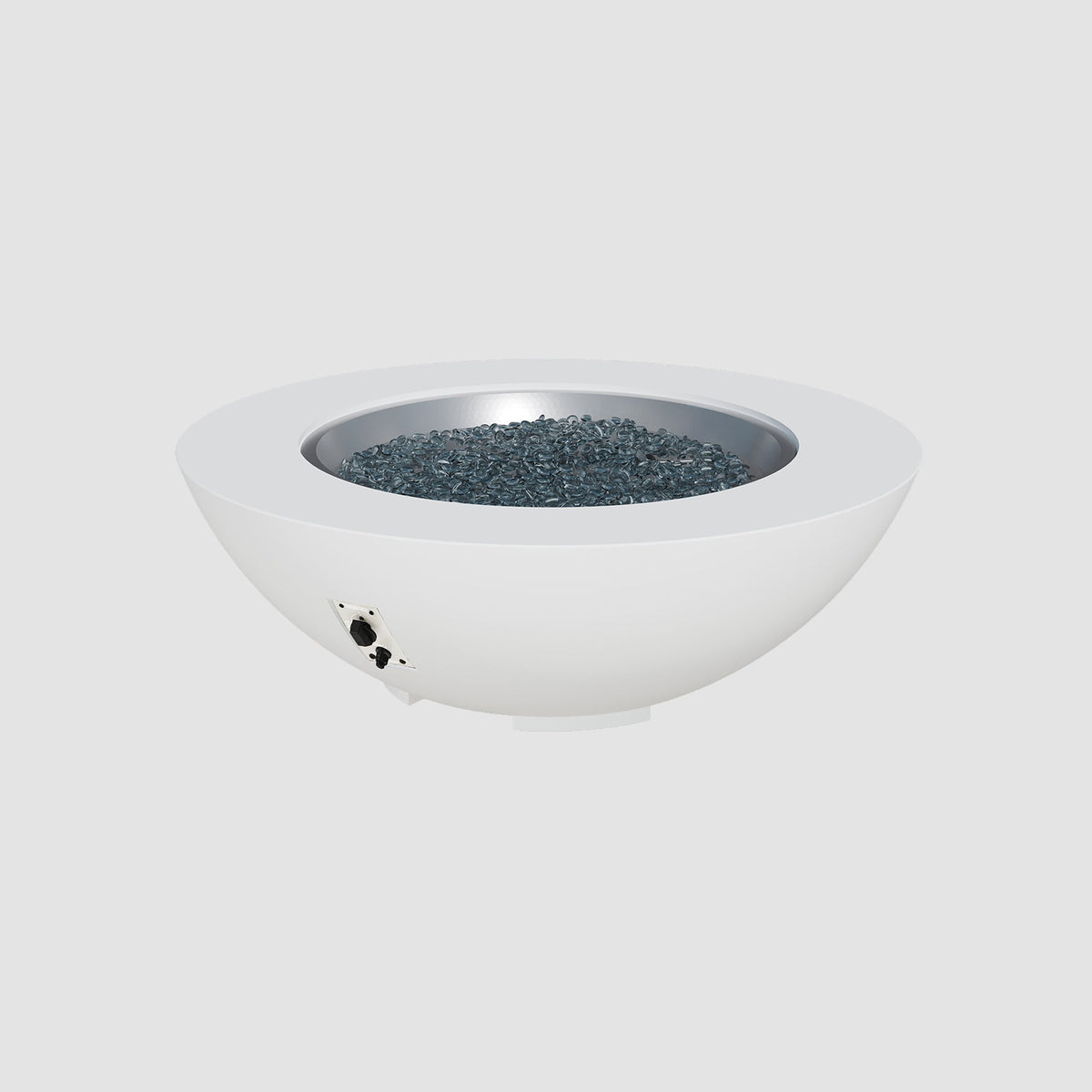 Cove Concrete Bowl Gas Fire Pit