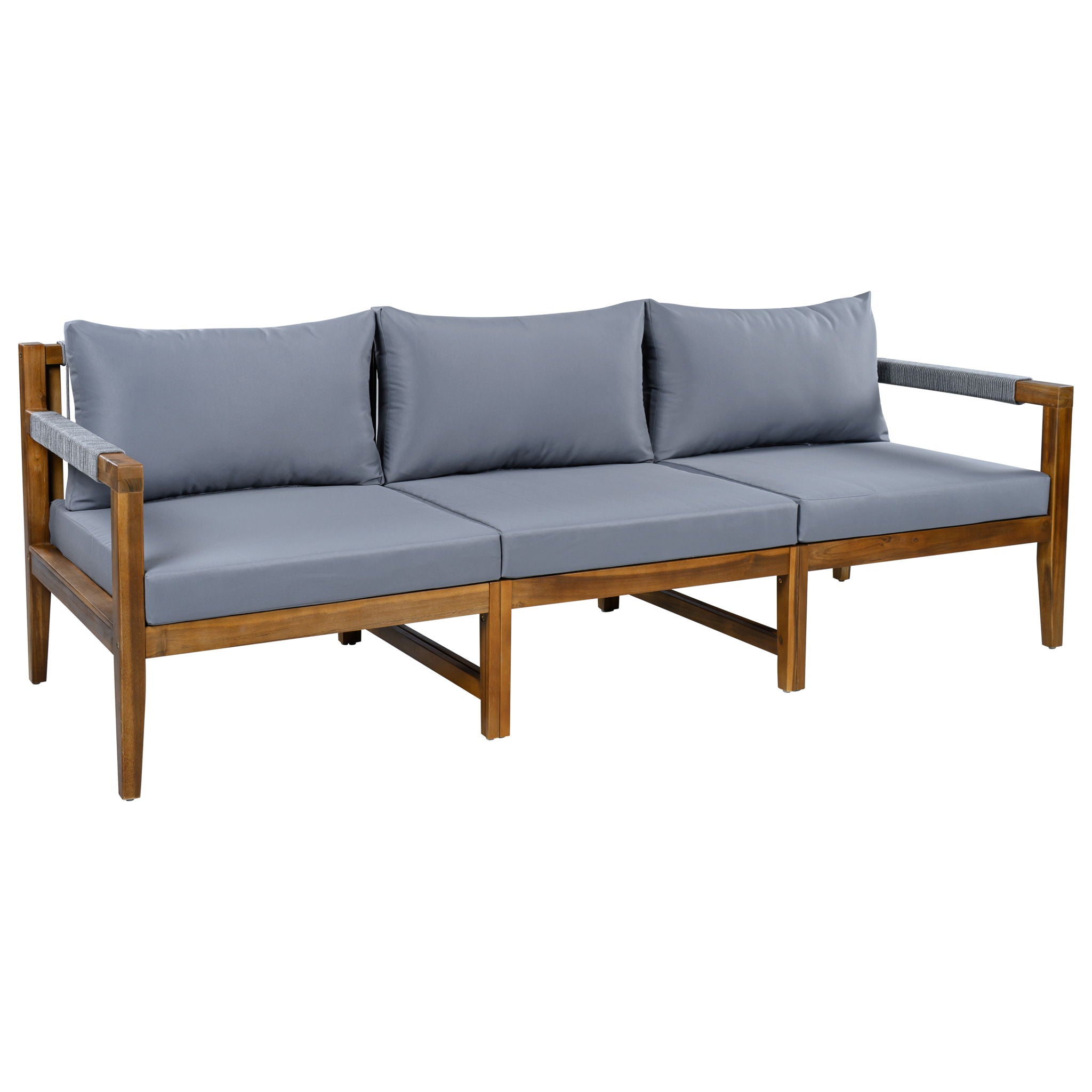 3 Piece Outdoor Sectional Sofa Set