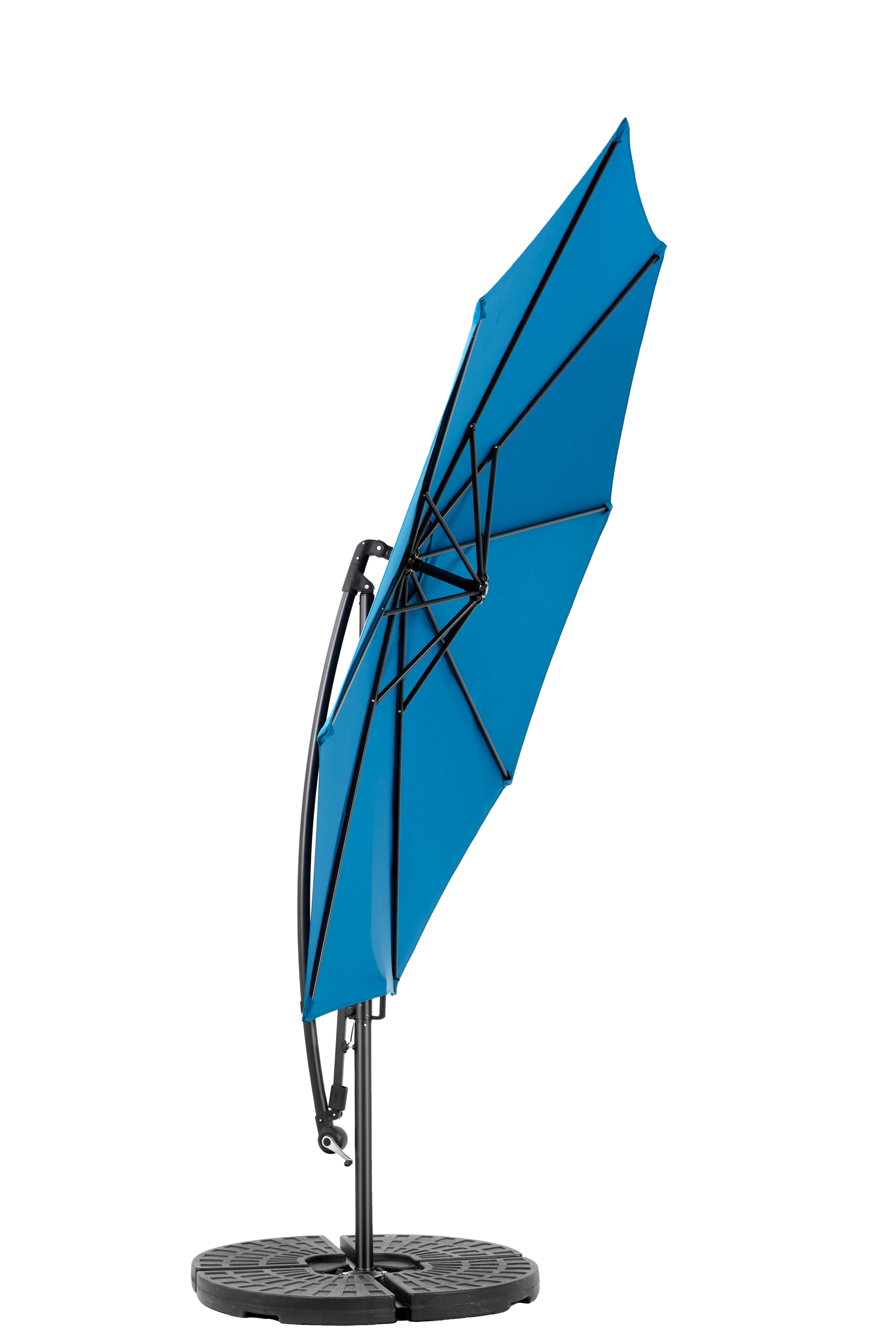 10ft Offset Hanging Market Patio Umbrella with Easy Tilt Adjustment