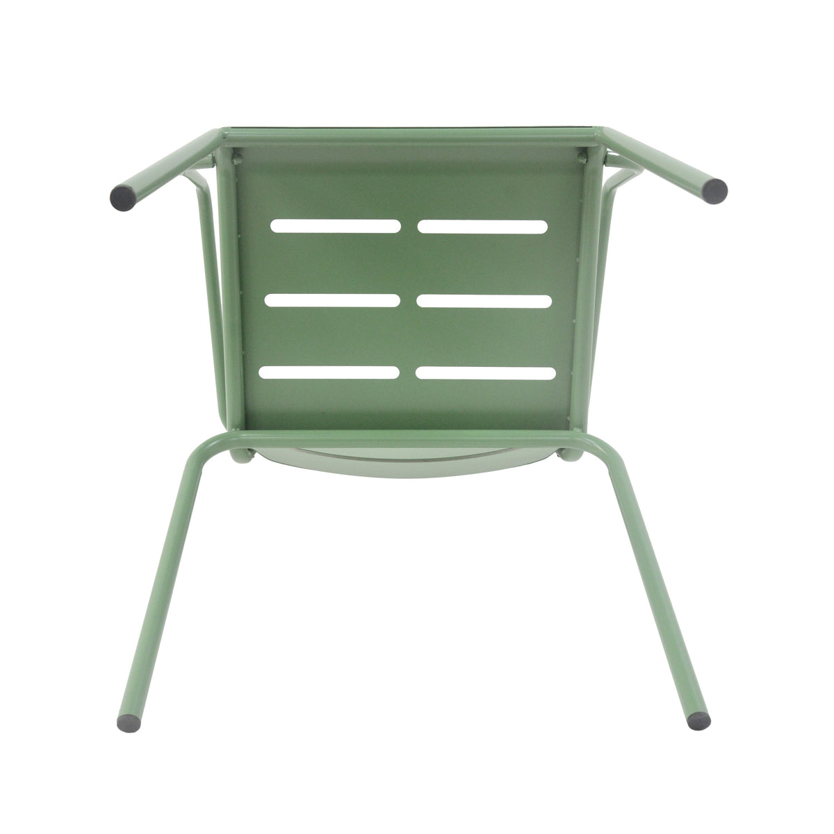 Verve 3-Piece Outdoor Bistro Set with Metal Chairs - Matte Green or Matte Black
