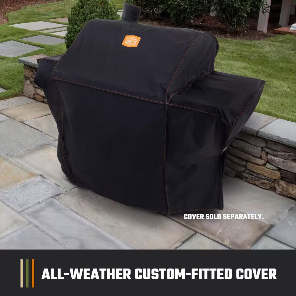 Judge Charcoal Smoker and Grill with 540 Sq. In. Cooking Area in Black