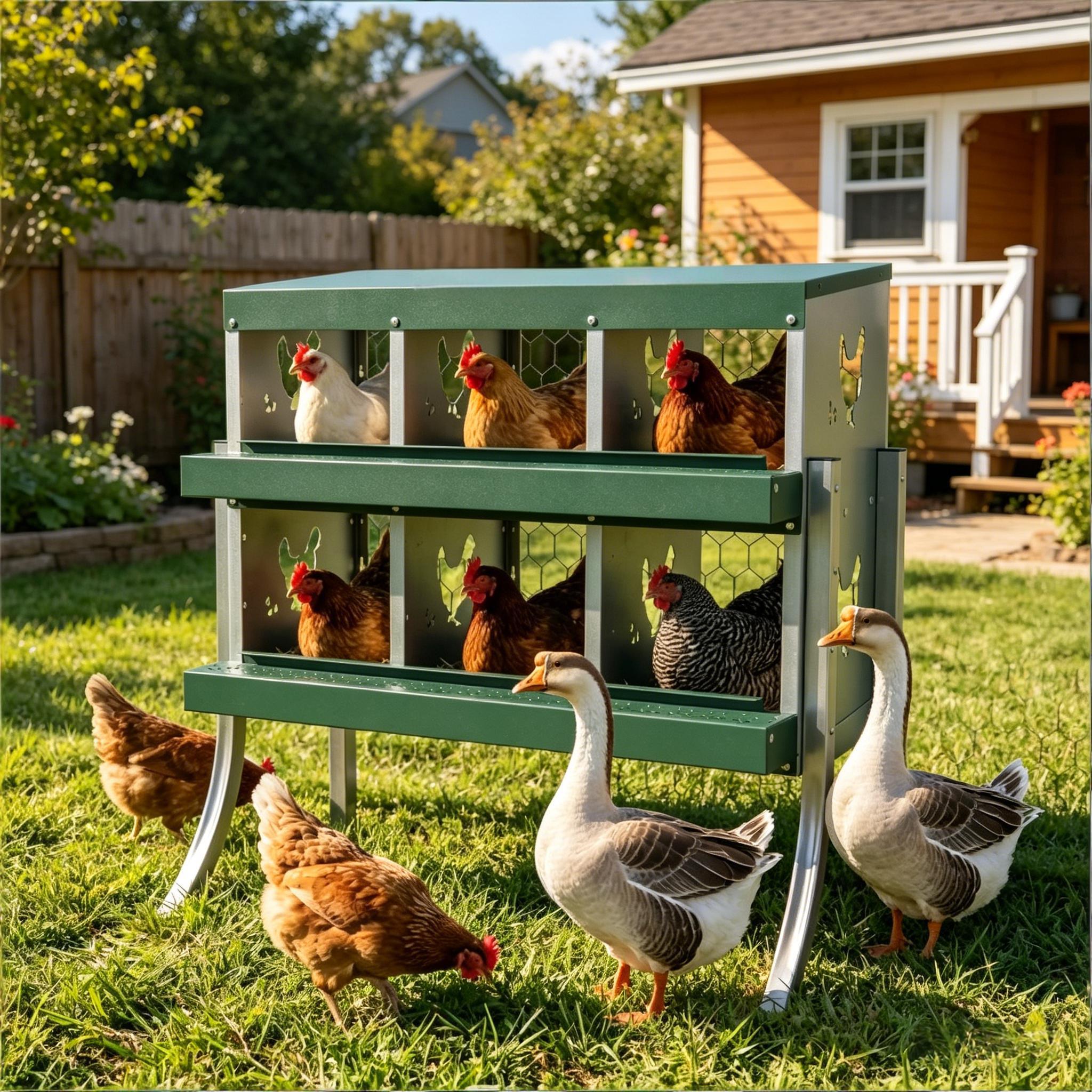 Outdoor Egg Laying Boxes, Metal Nesting Boxes, Chicken Nesting Boxes
