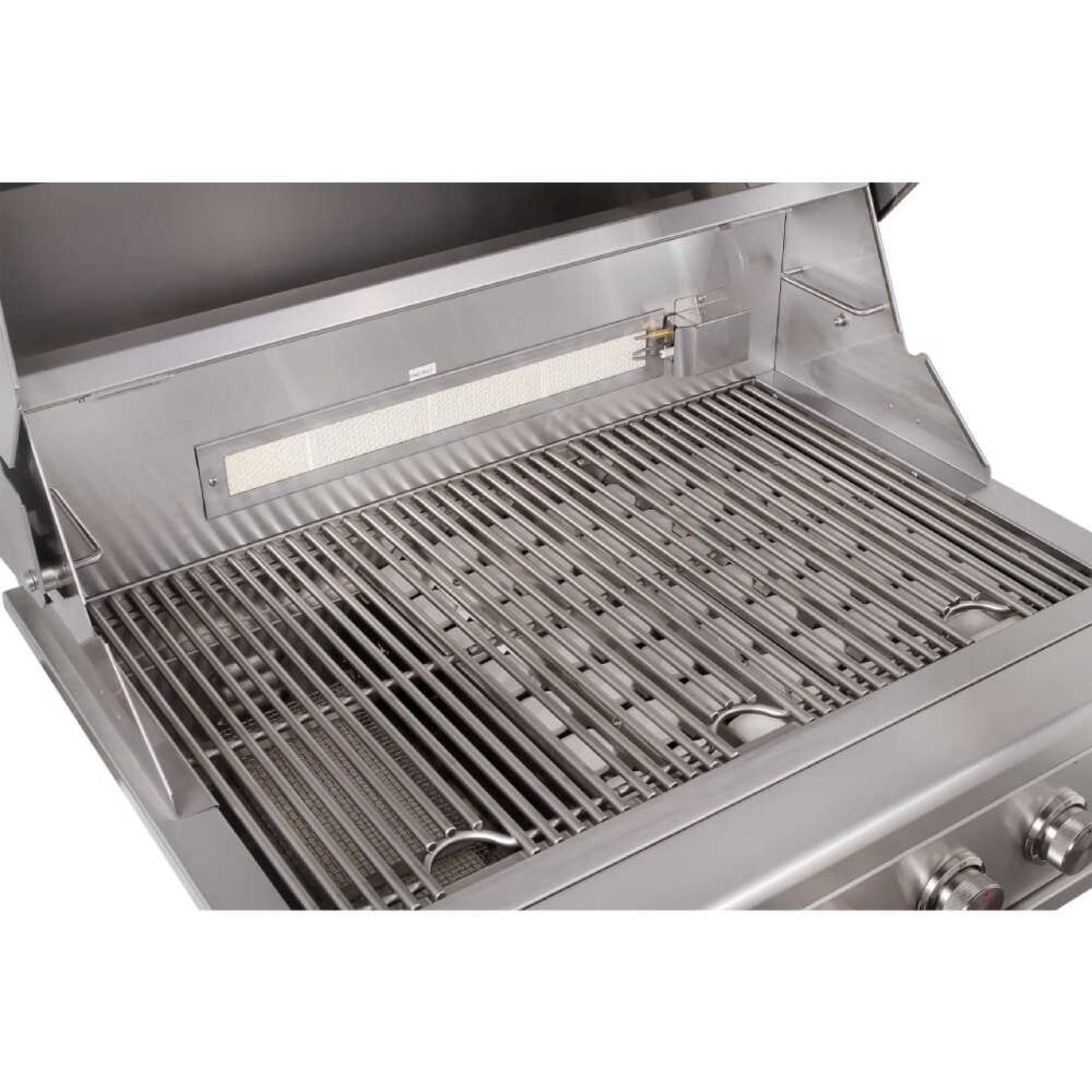 Edgestar 89K BTU 42-Inch Wide Natural Gas Freestanding Grill Cart With Rotisserie And Lighted Knobs (SAK56935)