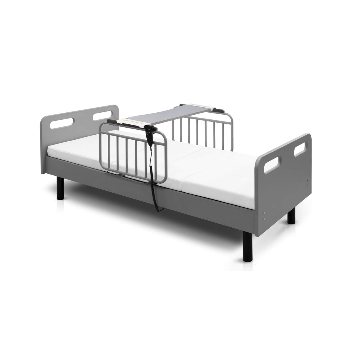Electric Adjustable Hospital Bed With Remote Control And Memory Foam Mattress