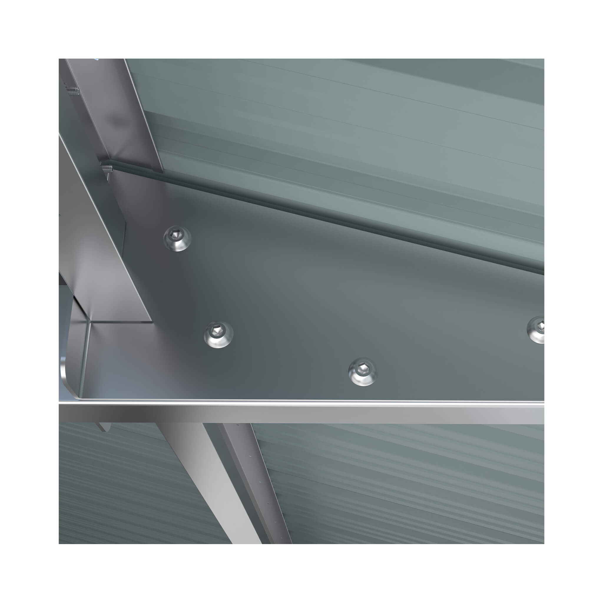 Alora Extra-Large Outdoor Galvanized Steel Outdoor Storage Shed With Skylight Roof