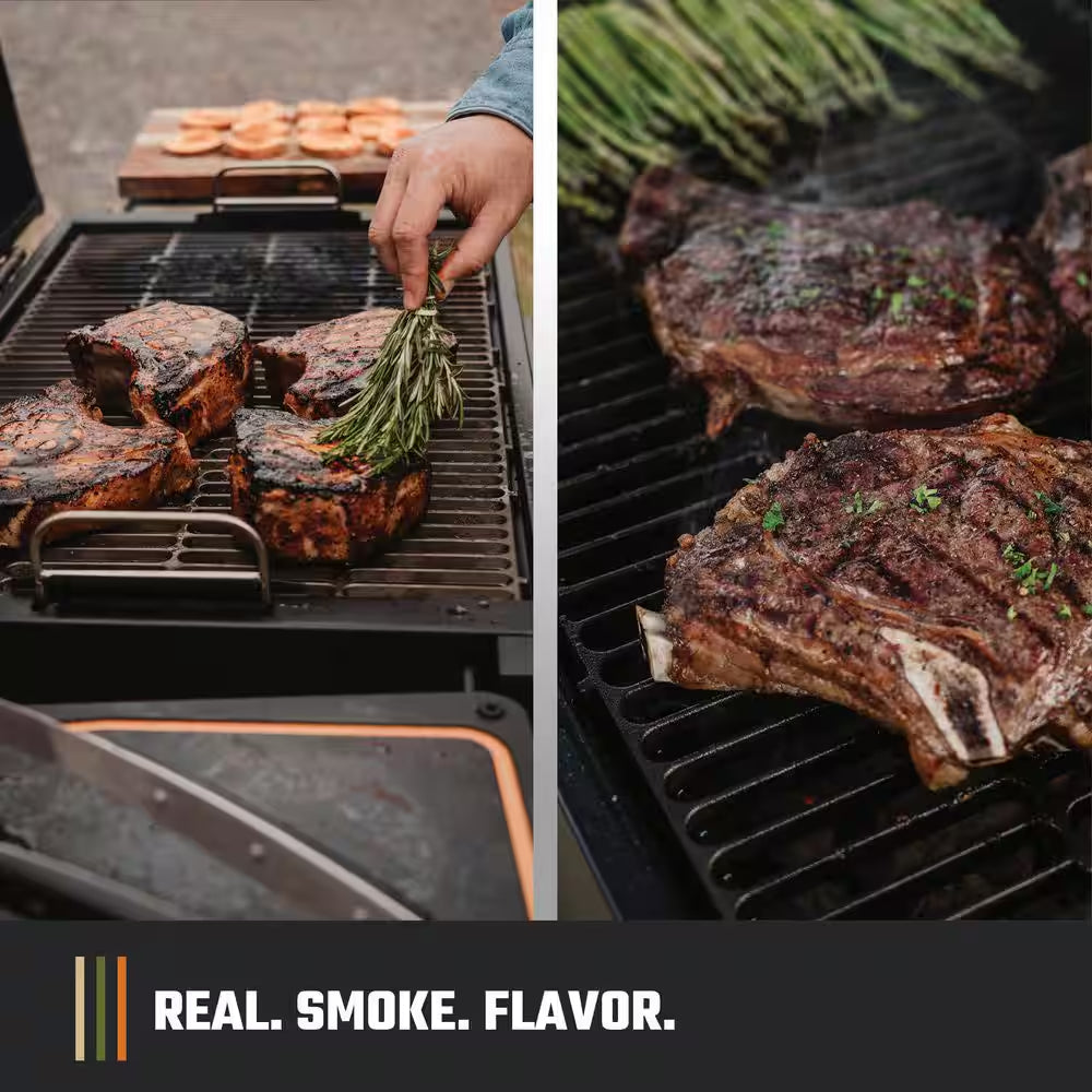 Judge Charcoal Smoker and Grill with 540 Sq. In. Cooking Area in Black