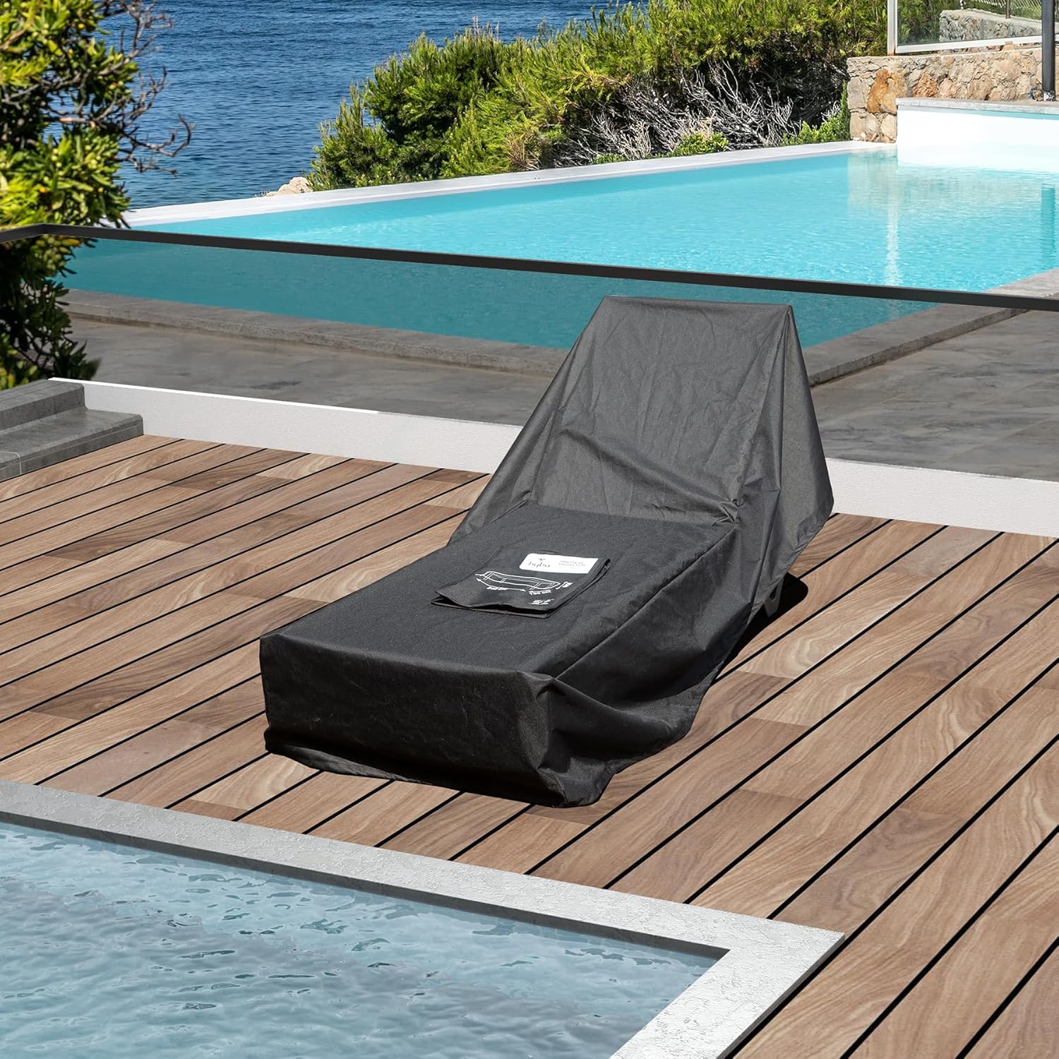 Waterproof Patio Lounge Chair Cover - Heavy Duty Outdoor Protection