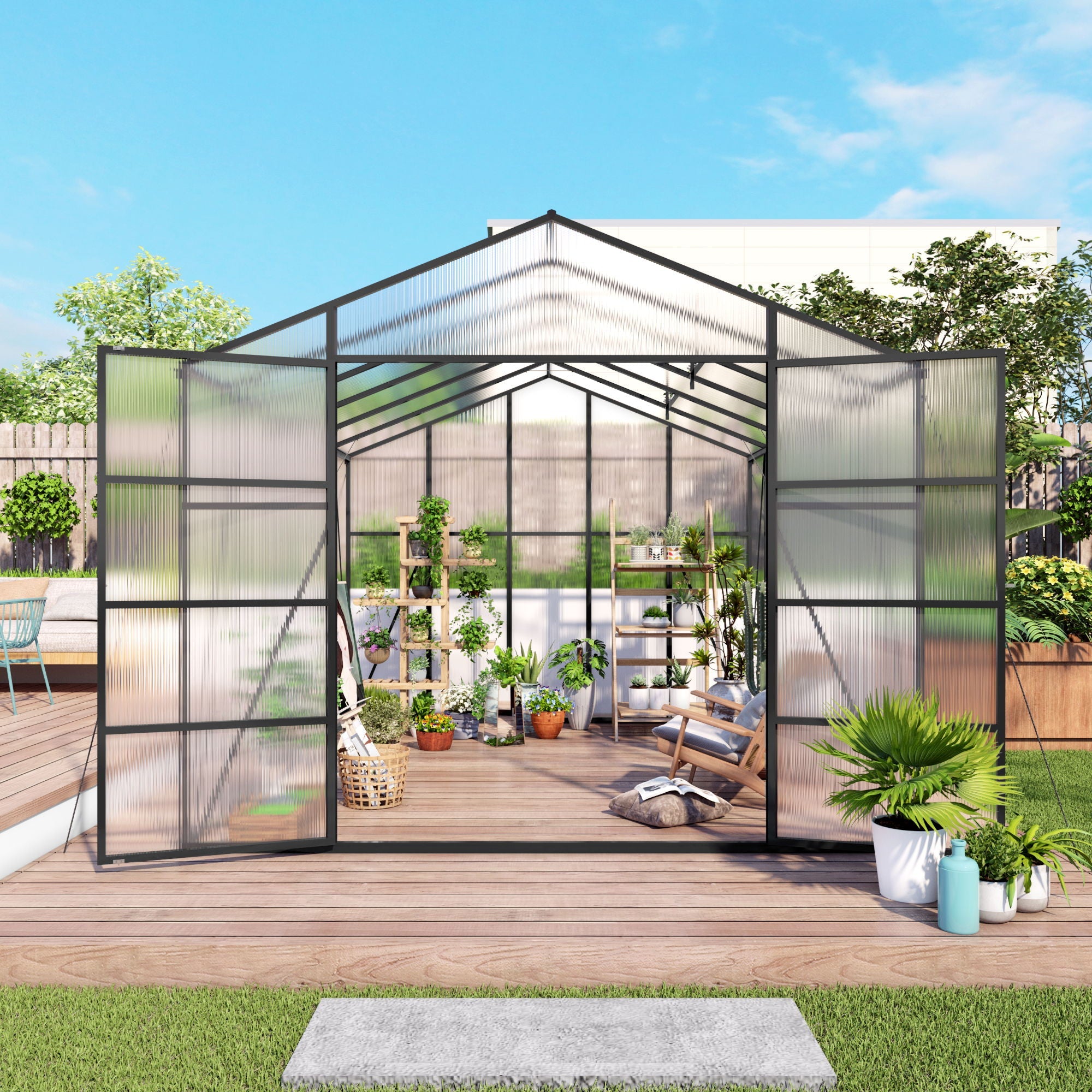 Gain Height Windproof house All Season Outdoor Garden Shelter