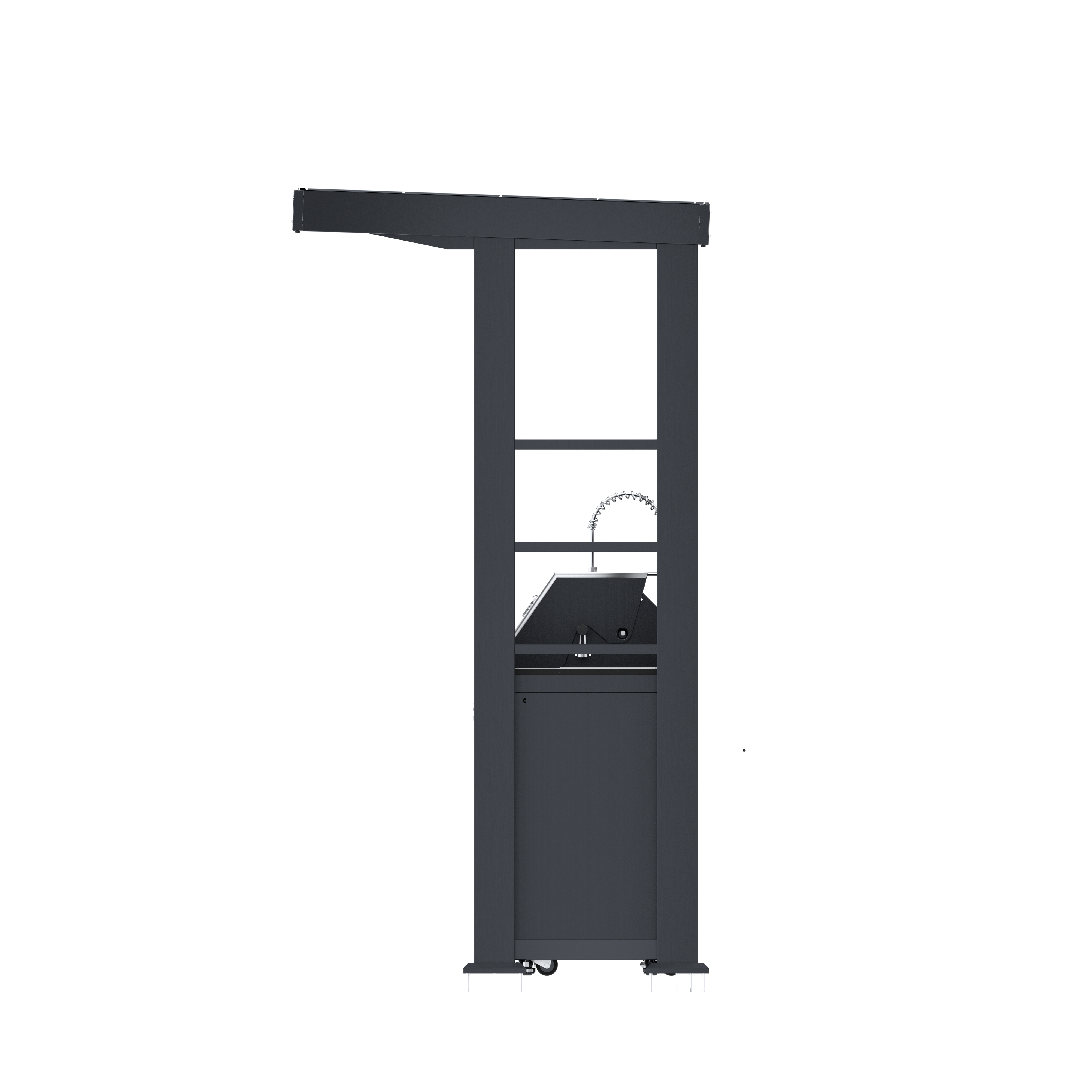 97-Inch 4-Burner Deluxe Stainless Steel Gas Outdoor Kitchen Grill