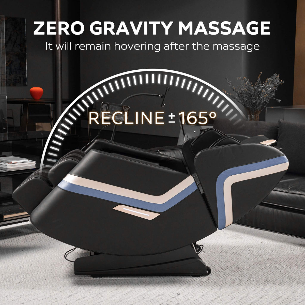 Bliss Full-Body Zero-Gravity Massage Chair Recliner With Six Massage Rollers