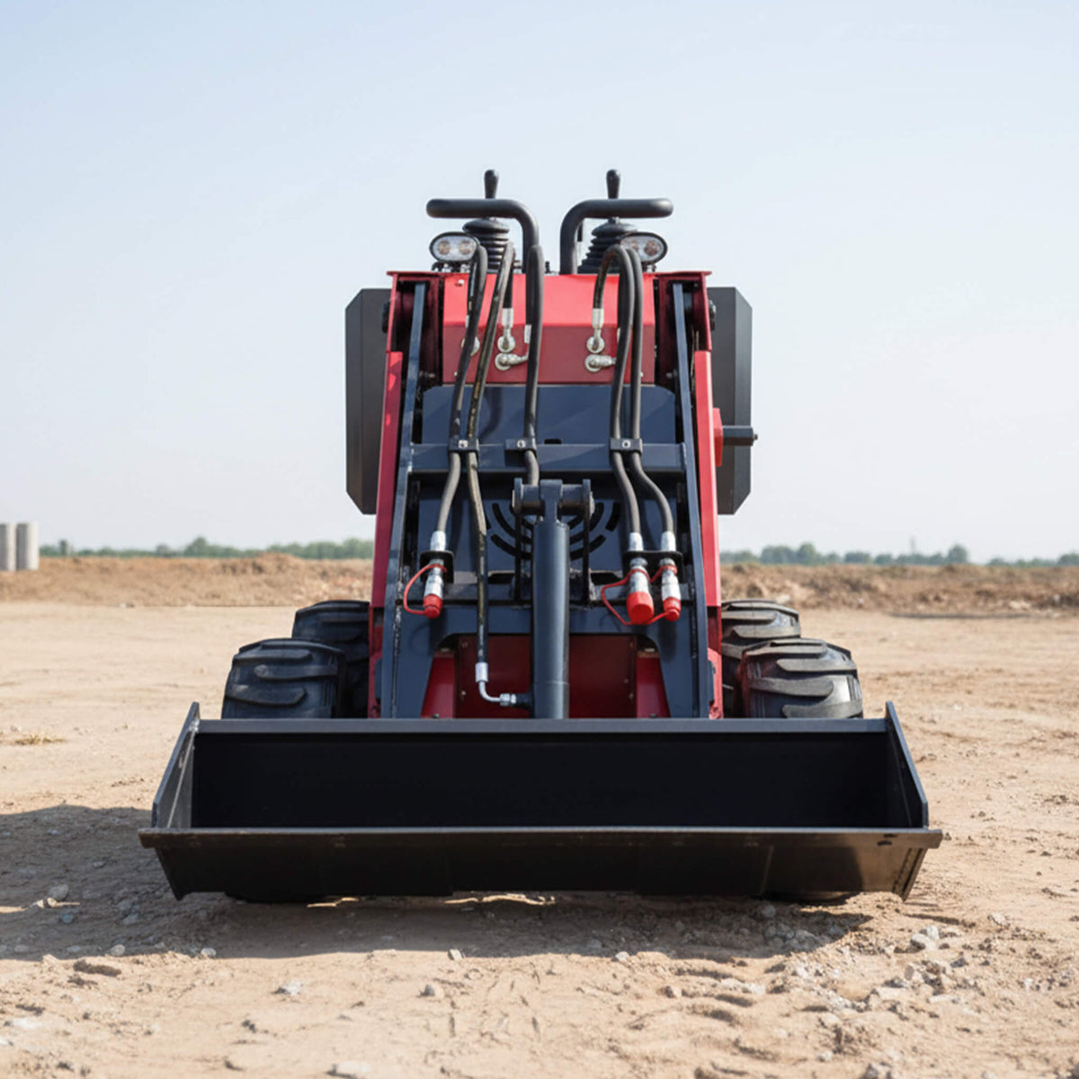 Heavy-Duty 13.5HP Mini Gas Skid Steer Loader With Wide Bucket