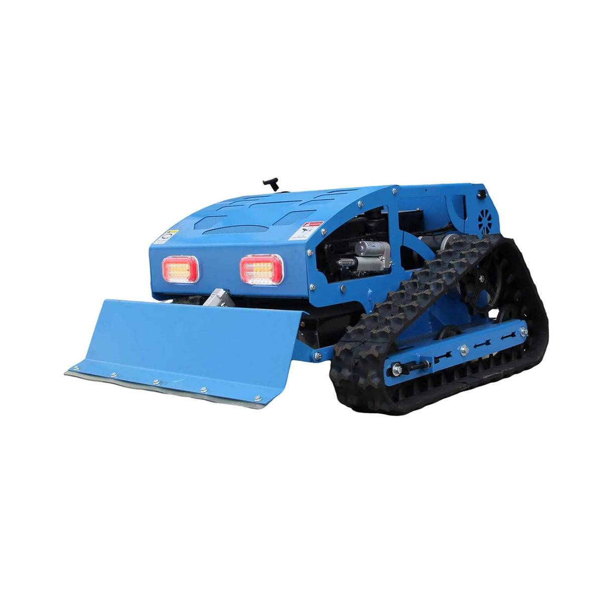 Heavy-Duty 21-Inch 9HP Commercial Remote-Controlled Robotic Lawn Mower With Tracks And Plow